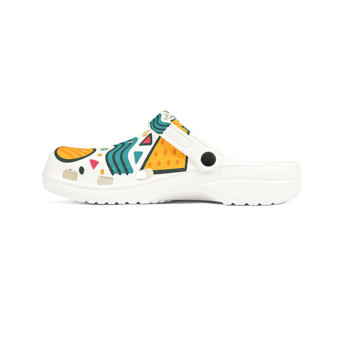 Tropical Pattern EVA Foam Shoes, Fun Water Shoes, Summer Footwear, Beach Ready Clogs, Colorful Slip-ons, Vibrant Casual Shoes