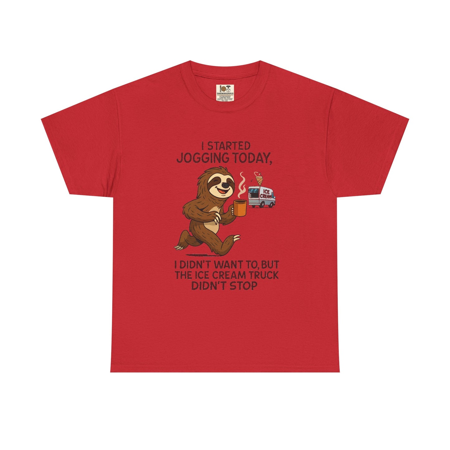 Funny Sloth Jogging T-Shirt | Gift for Exercise Lovers, Animal Humor Tee, Cute Sloth Apparel, Birthday Gift, Casual Wear