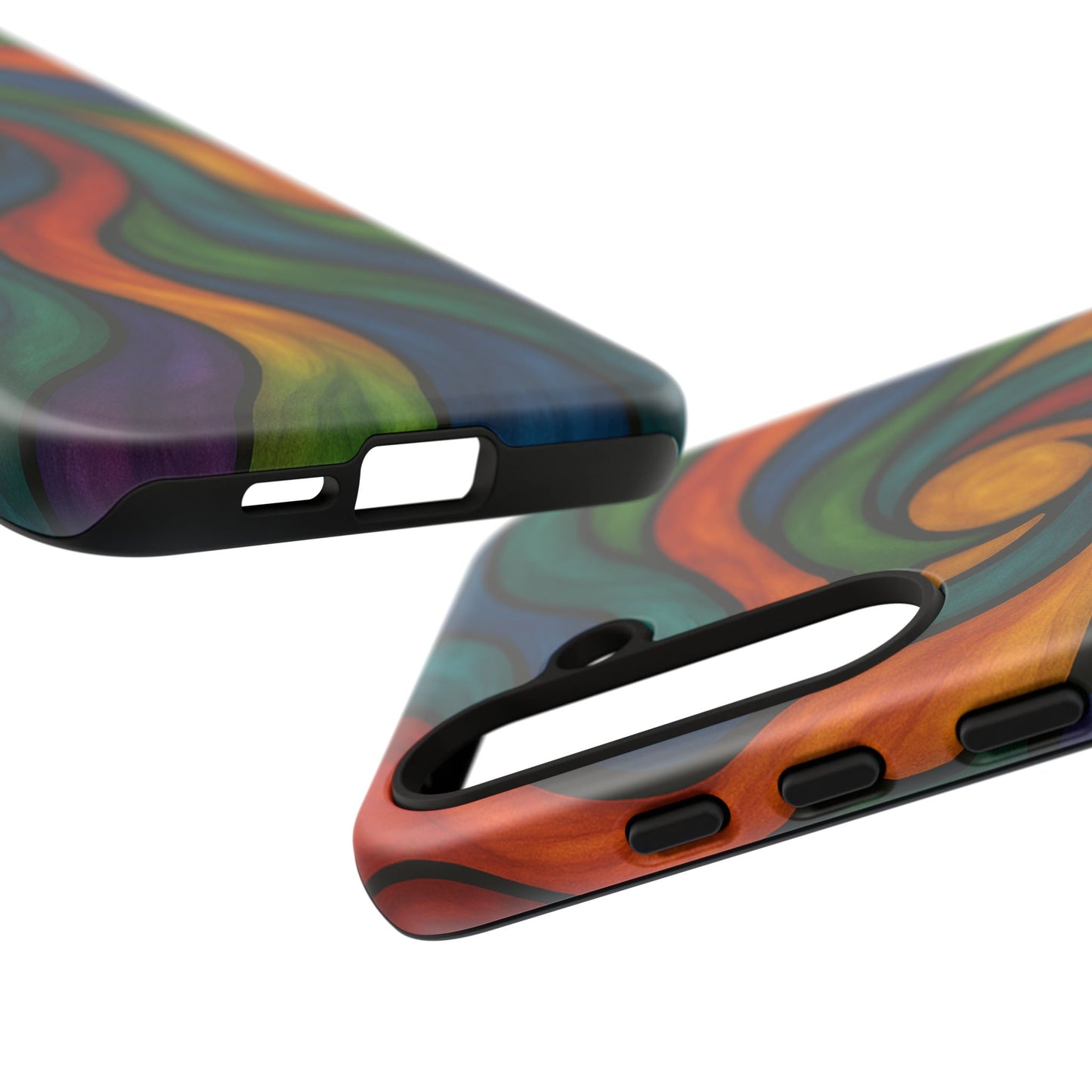 Colorful Swirl Phone Case | Tough Cases, Vibrant Design, Gift for Art Lovers, Funky Case, Unique Phone Accessories