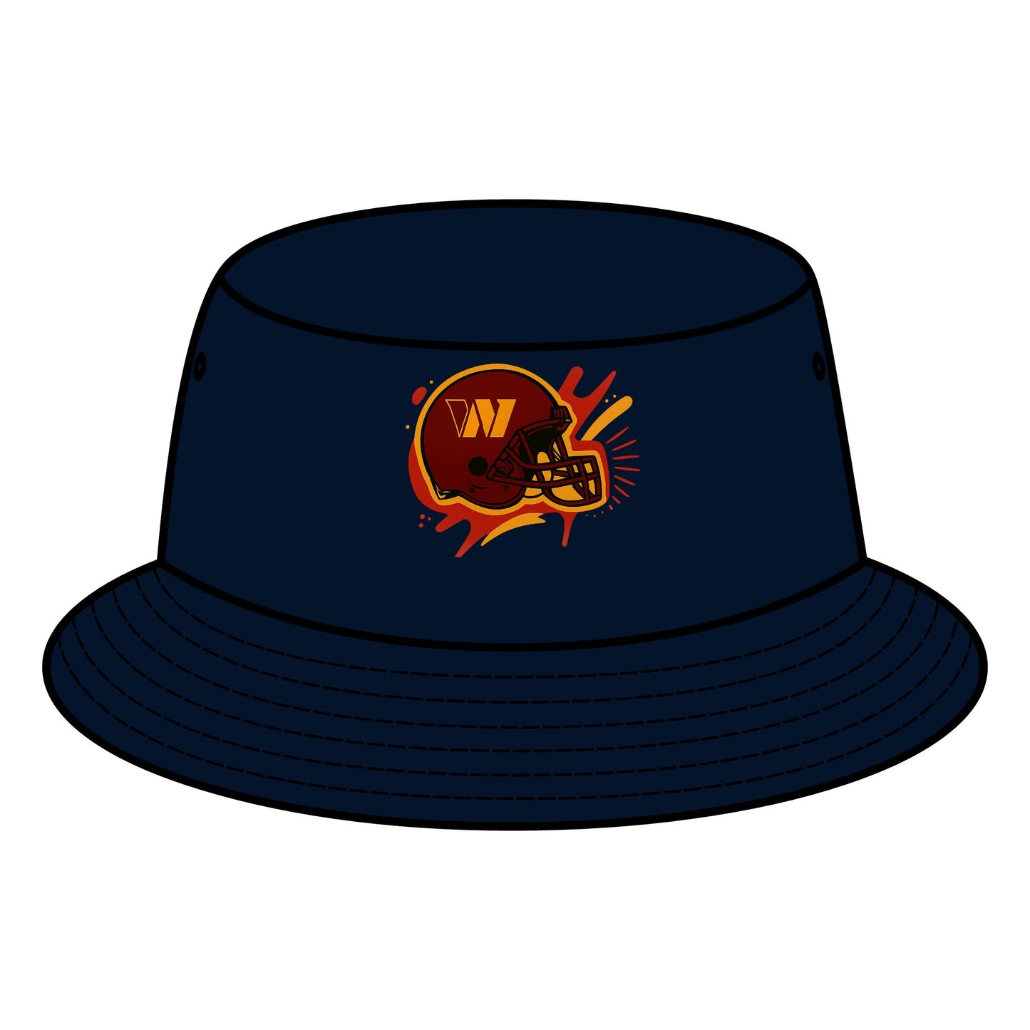 Football-Themed Bucket Hat for Game Day, Sports Accessories, Hats for Fans, Personalized Gifts, Outdoor Style