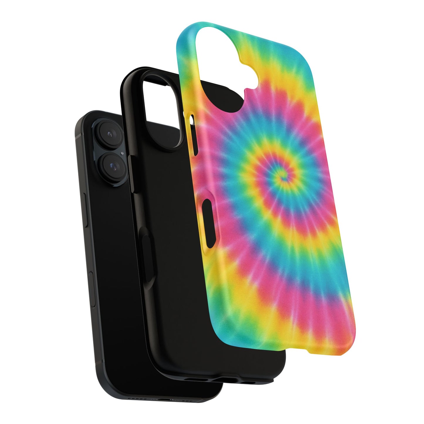 Colorful Tie-Dye Phone Case, Vibrant Phone Cover, Boho Style Accessory, Gift for Teens, Trendy Phone Accessories