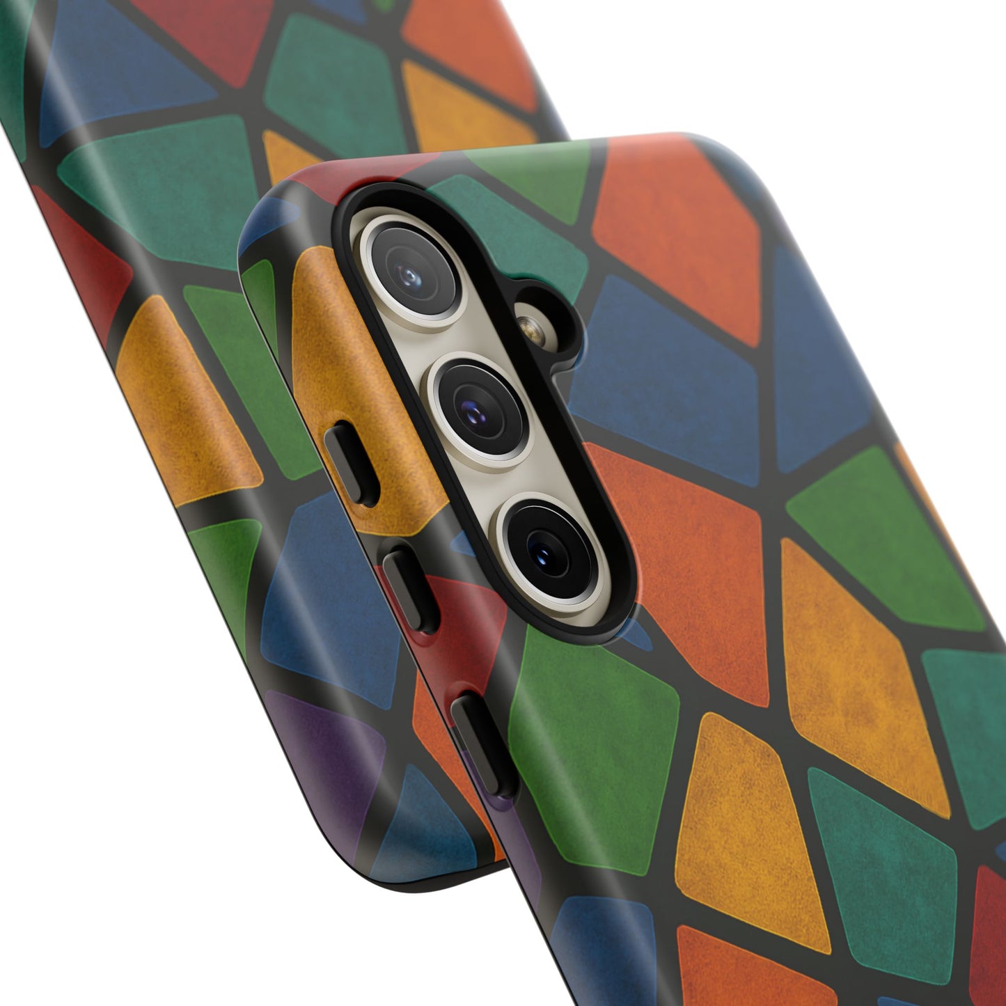 Colorful Mosaic Phone Case, Tough Cell Phone Cover, Vibrant Smartphone Protector, Unique Gift for Weddings, Birthday, Holidays