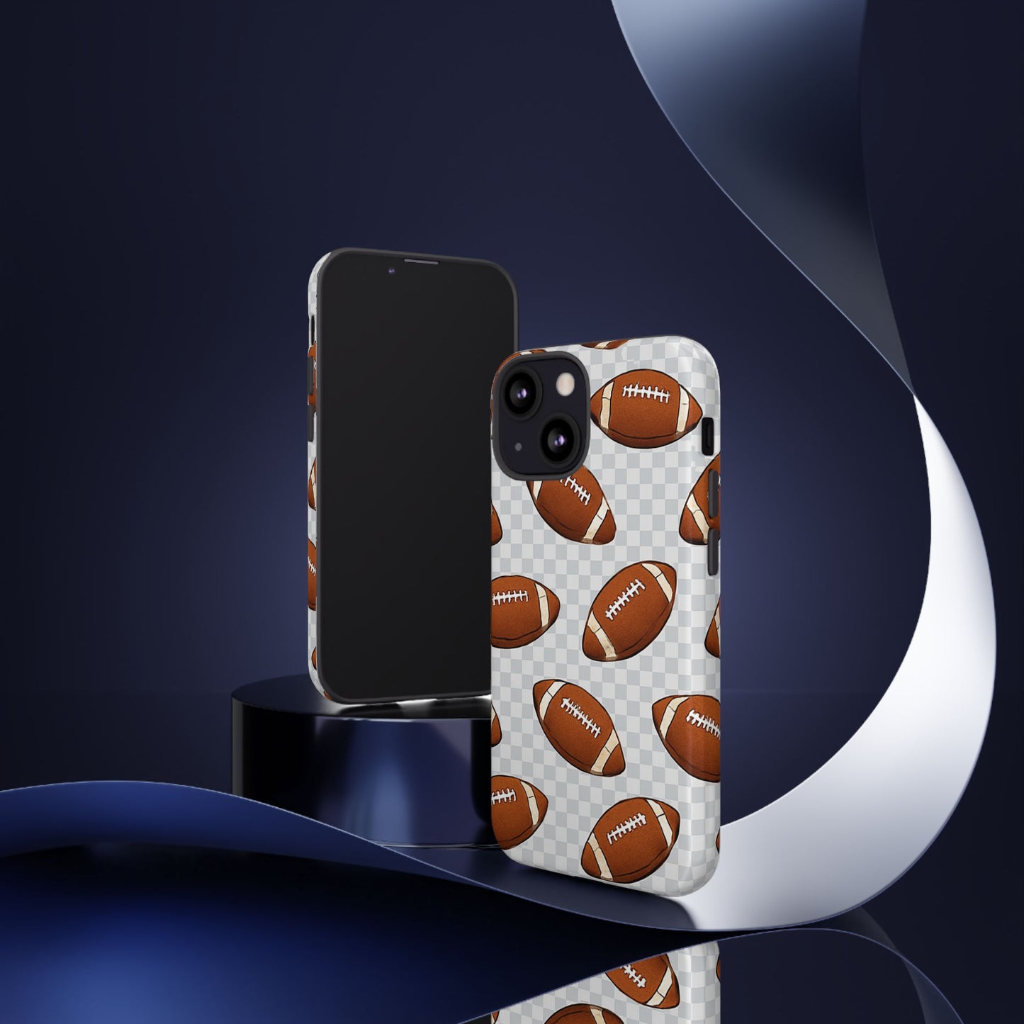 Football Phone Case, Tough Cases for Sports Fans, Unique Gift for Football Lovers, Protective Decor, Athletic Accessories