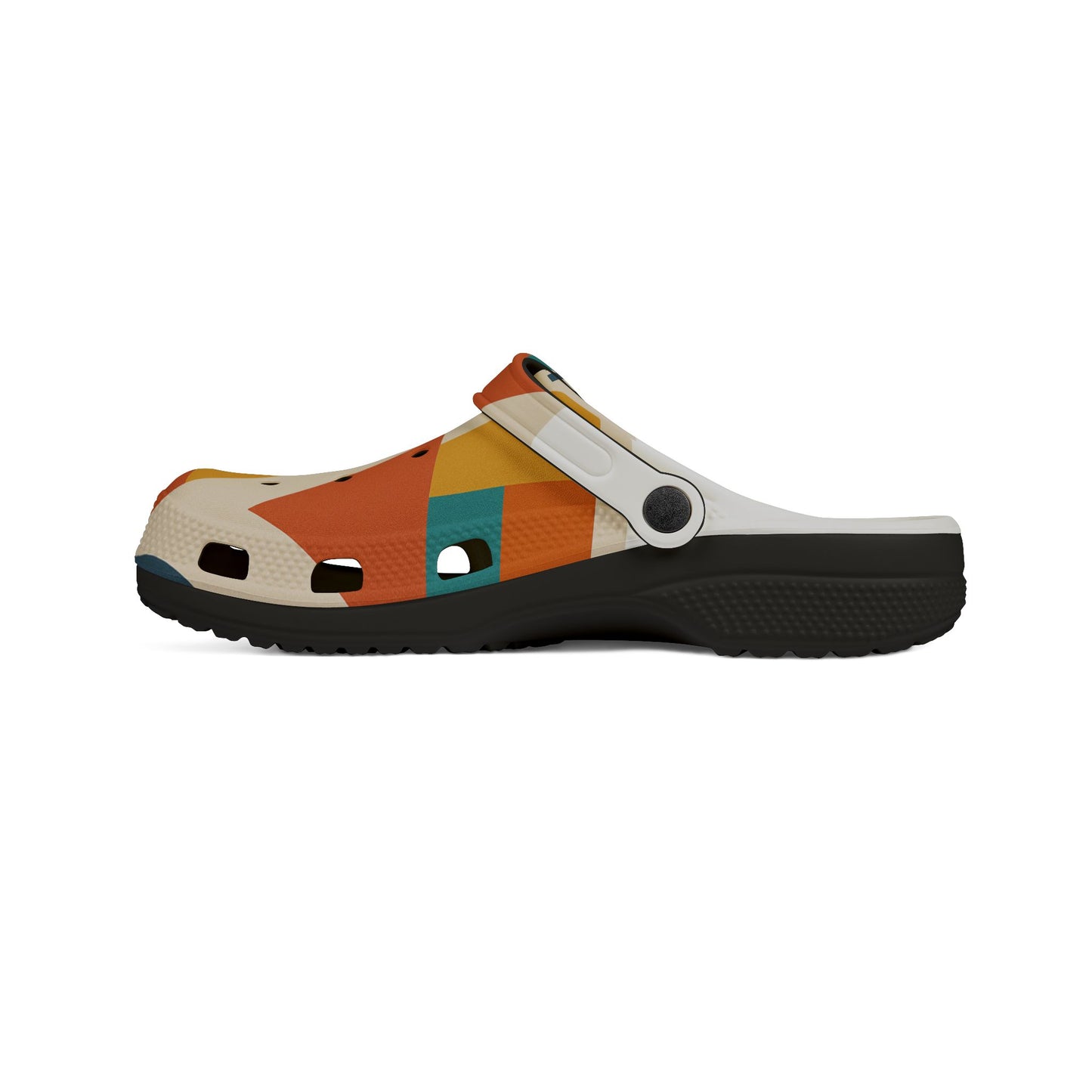 Stylish EVA Foam Rubber Clogs - Colorful AOP Design for Comfort & Fun, Perfect for Summer, Casual Outings, Garden Wear, Gift Ideas