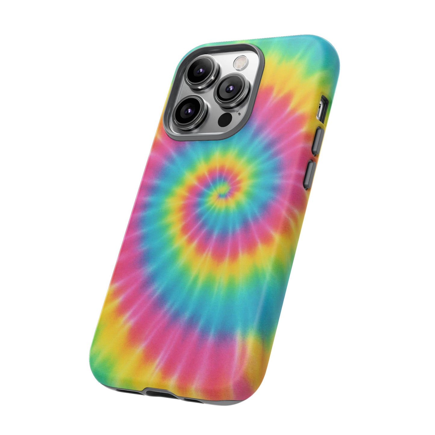 Colorful Tie-Dye Phone Case, Vibrant Phone Cover, Boho Style Accessory, Gift for Teens, Trendy Phone Accessories