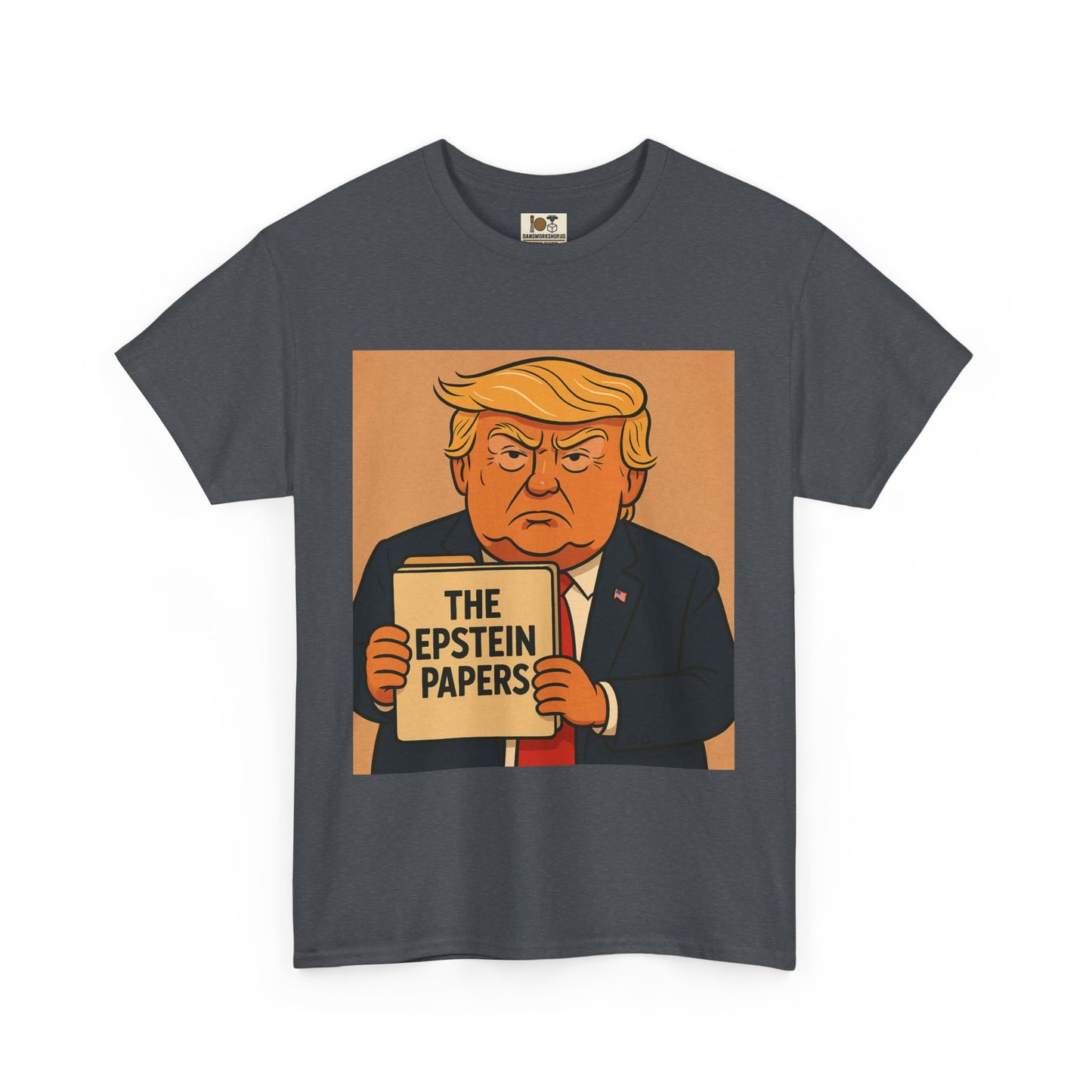 Political Humor Tee, Graphic T-Shirt, Unisex Cotton Shirt, Meme Gift, Statement Tee, Casual Wear, Fun Apparel, trump, Epstein