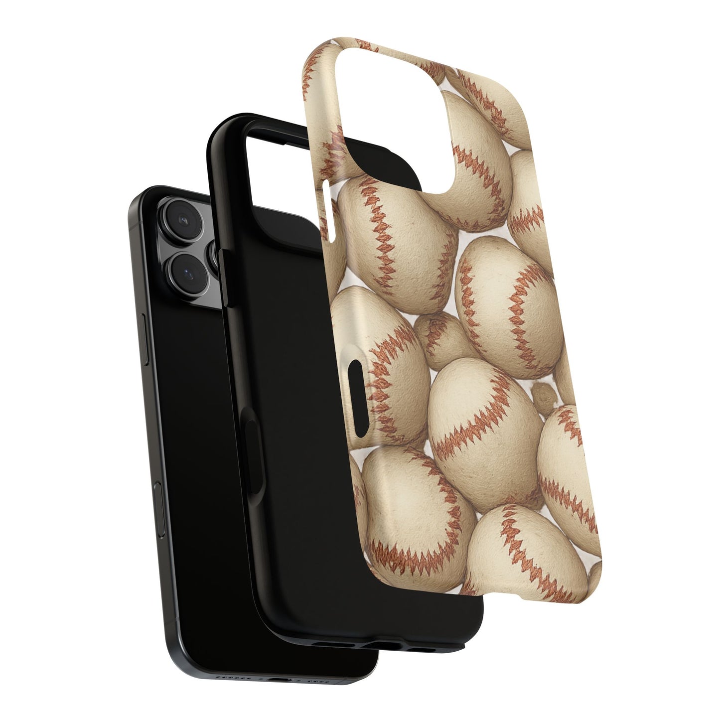 Baseball Phone Case, Tough Cases for Sports Fans, Custom iPhone Cover, Unique Gift for Baseball Lovers, Durable Protection