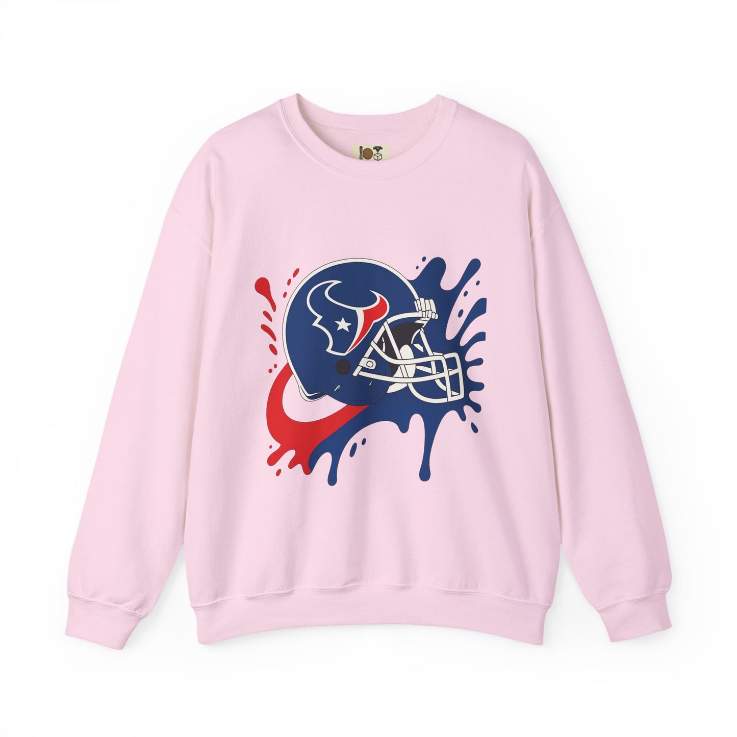 Sporty Splash Crewneck Sweatshirt - Perfect for Game Day, Football Fan Gear, Casual Style, Unisex Apparel, Gift for Sports Lovers