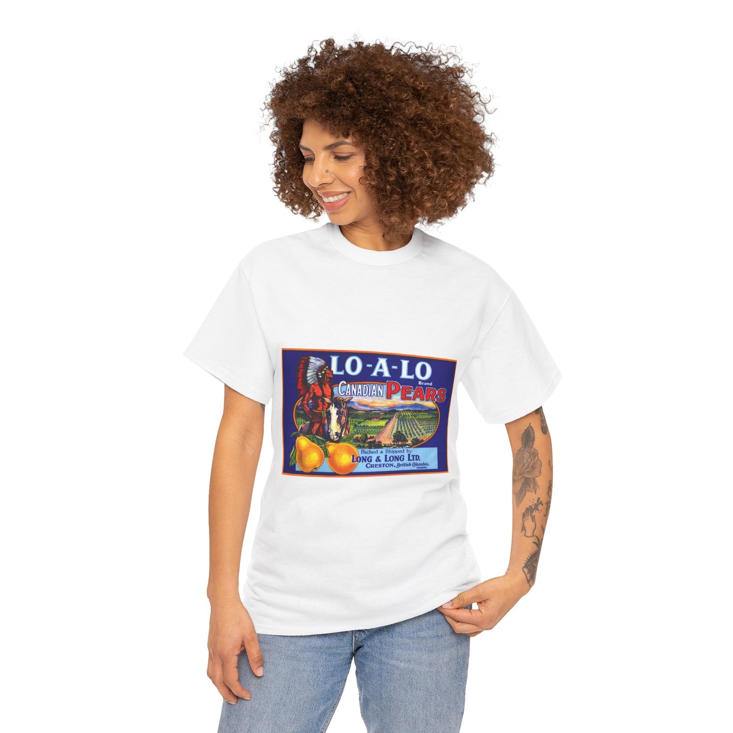 Vintage-Inspired Unisex Heavy Cotton Tee, Retro Graphic Shirt, Casual Wear, Gift for Fruit Lovers, Perfect for Summer Celebrations