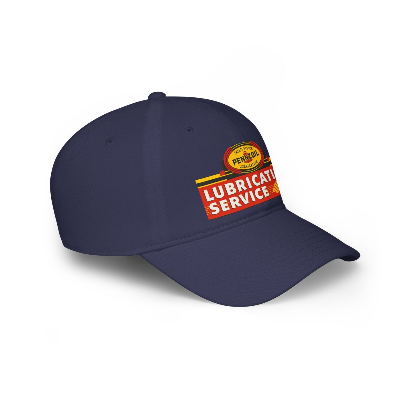 Vintage Lubrication Service Baseball Cap, Classic Red Cap, Automotive Hat, Gift for Car Lovers, Father's Day Accessory