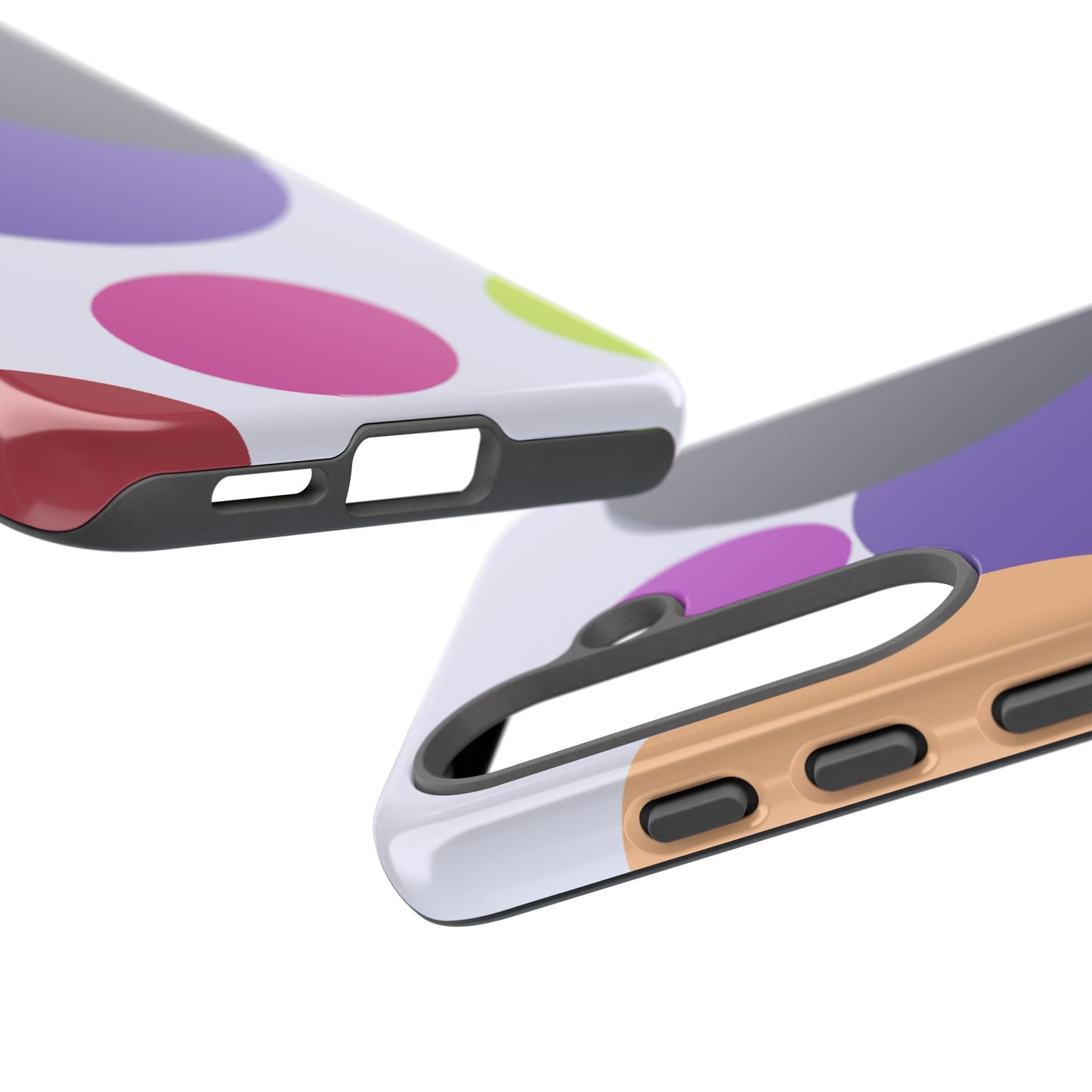 Colorful Geometric Phone Case, Bold Protective Cover for iPhone, Unique Gift for Trendy Teens, Fun Customizable Cases, Modern Design