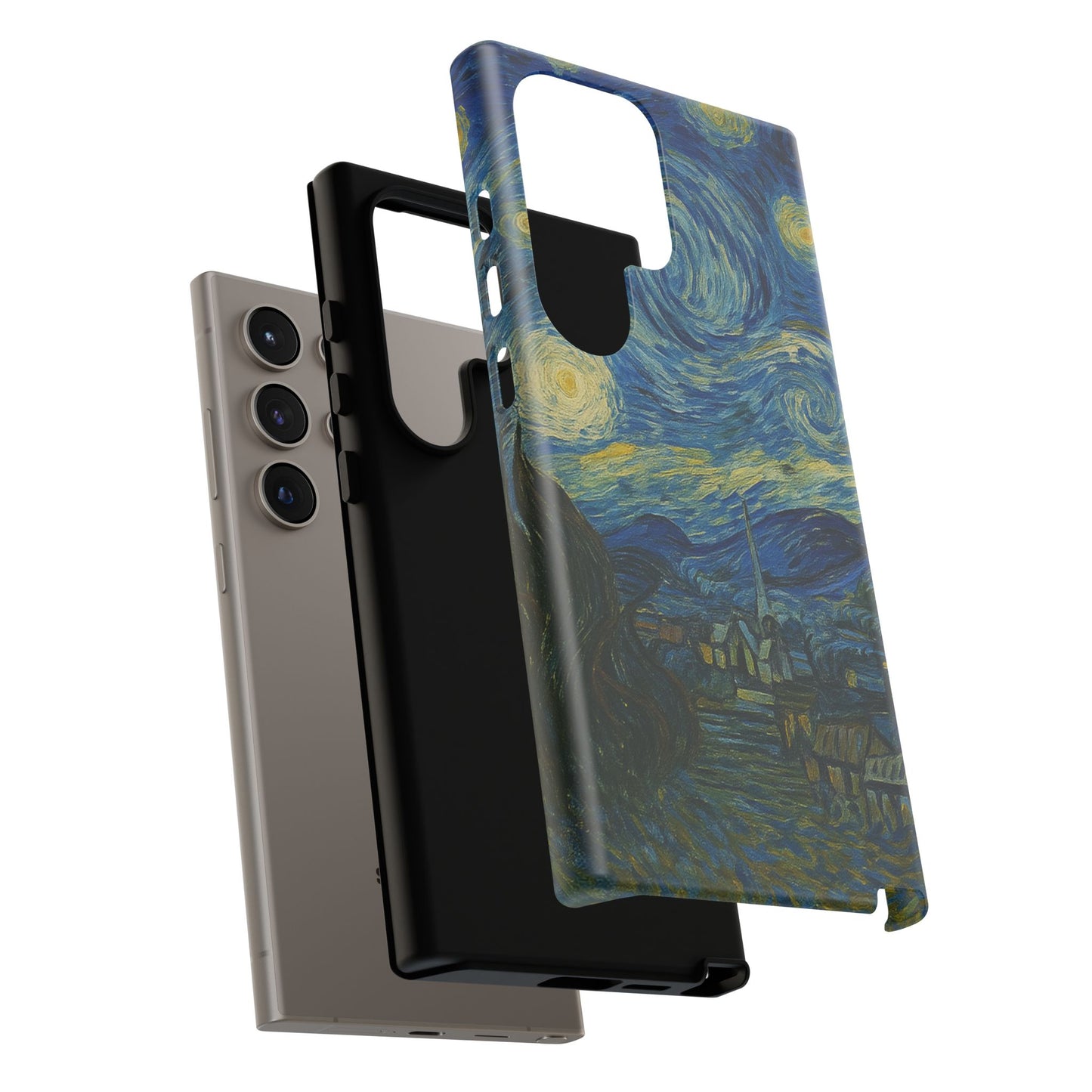Starry Night Phone Case, Artistic Cell Phone Cover, Gift for Art Lovers, Unique Phone Accessory, Birthday Gift for Him/Her, Tough Cases