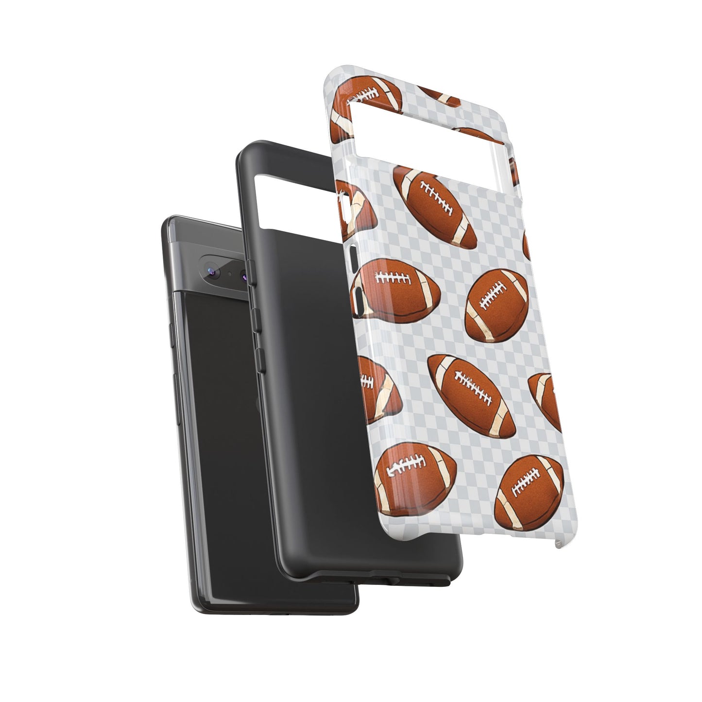 Football Phone Case, Tough Cases for Sports Fans, Unique Gift for Football Lovers, Protective Decor, Athletic Accessories