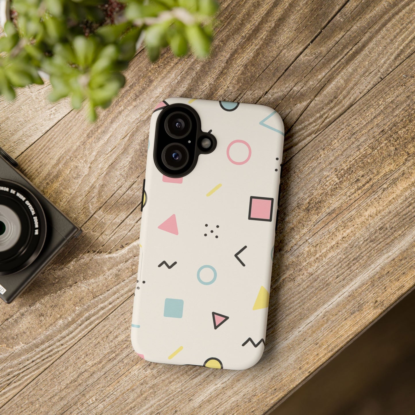 Geometric Phone Case - Stylish Tough Cases for Trendsetters, Unique Phone Covers, Modern Accessories, Gift Ideas for Her