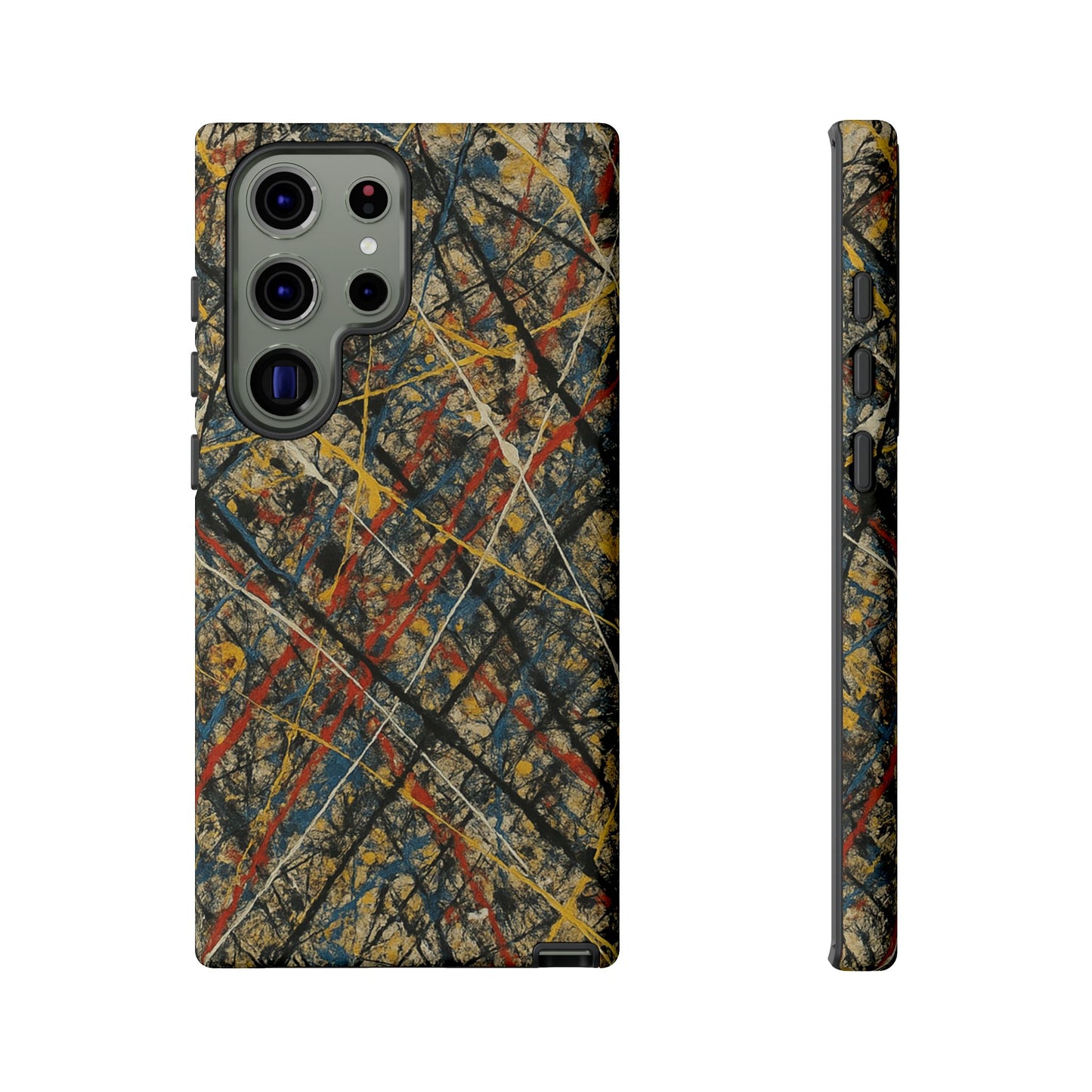 Tough Cases Phone Case - Bold Abstract Design, Stylish Mobile Cover, Unique Gift for Him/Her, Durable Accessory, Trendy Protection