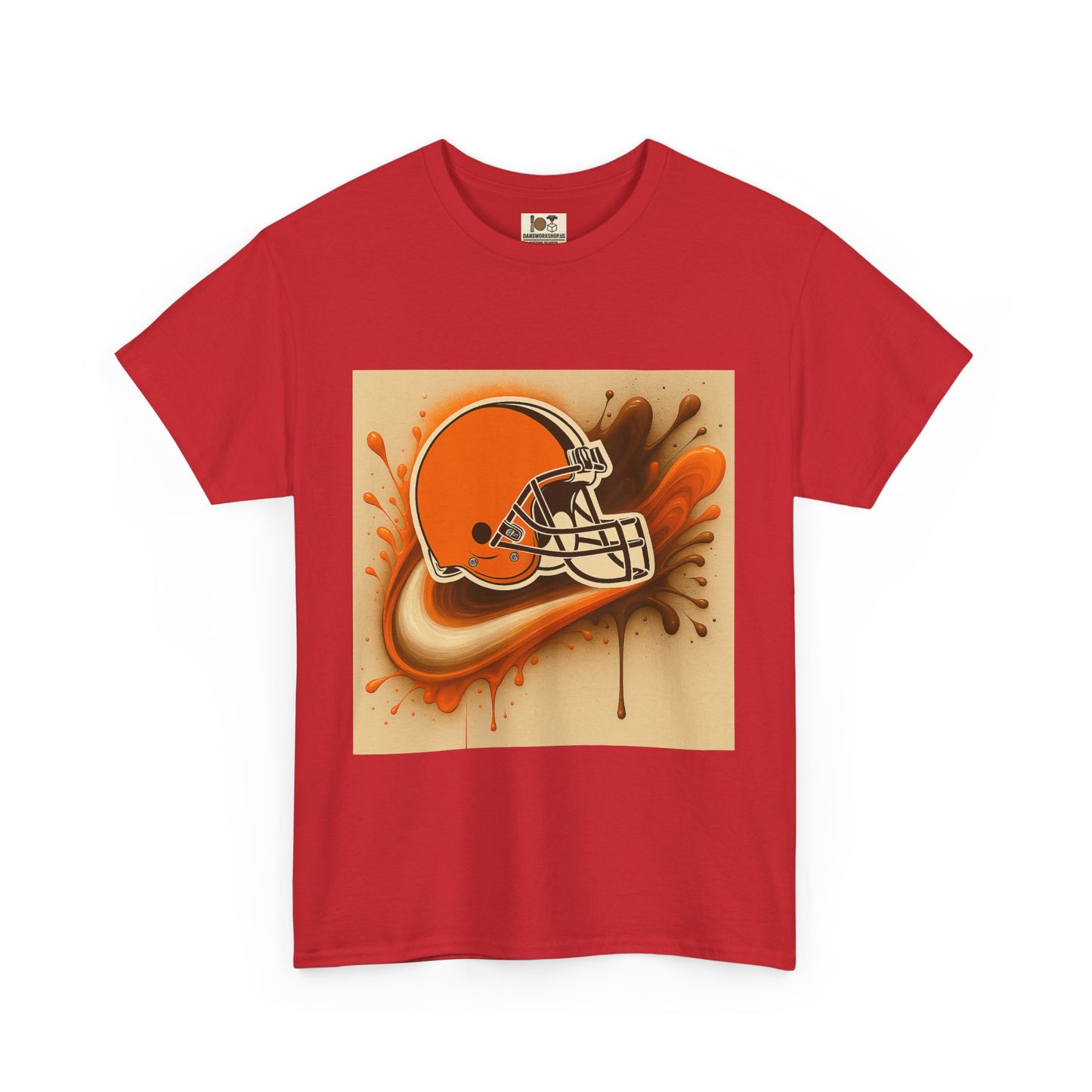 Cleveland Browns Fan Tee, Unisex Heavy Cotton Shirt, Game Day Apparel, Sports T-Shirt, NFL Team Gear, Casual Comfort Wear