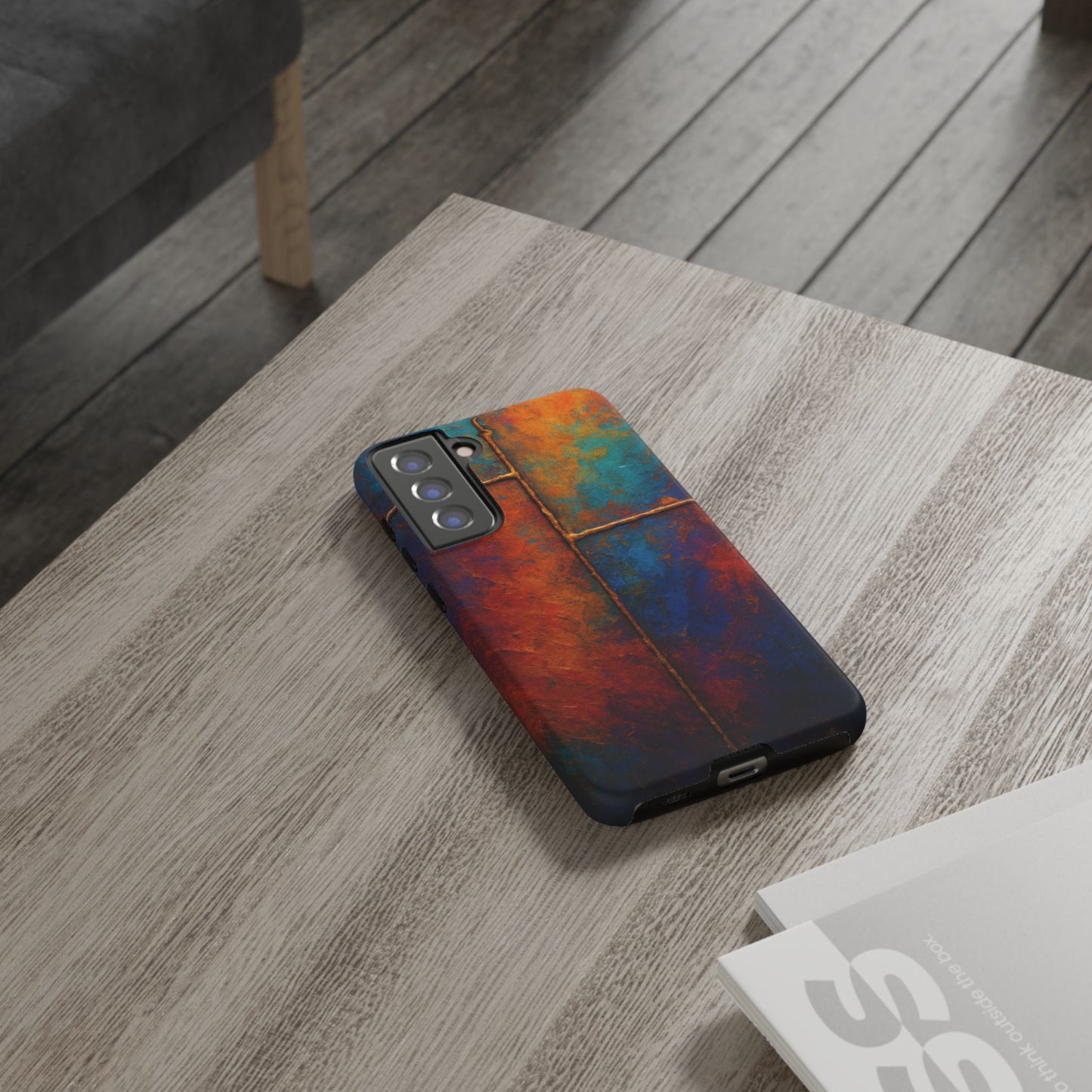 Vibrant Phone Case, Colorful Tough Case Cover, Artistic Phone Protector, Unique Smartphone Accessories, Gift for Tech Lovers