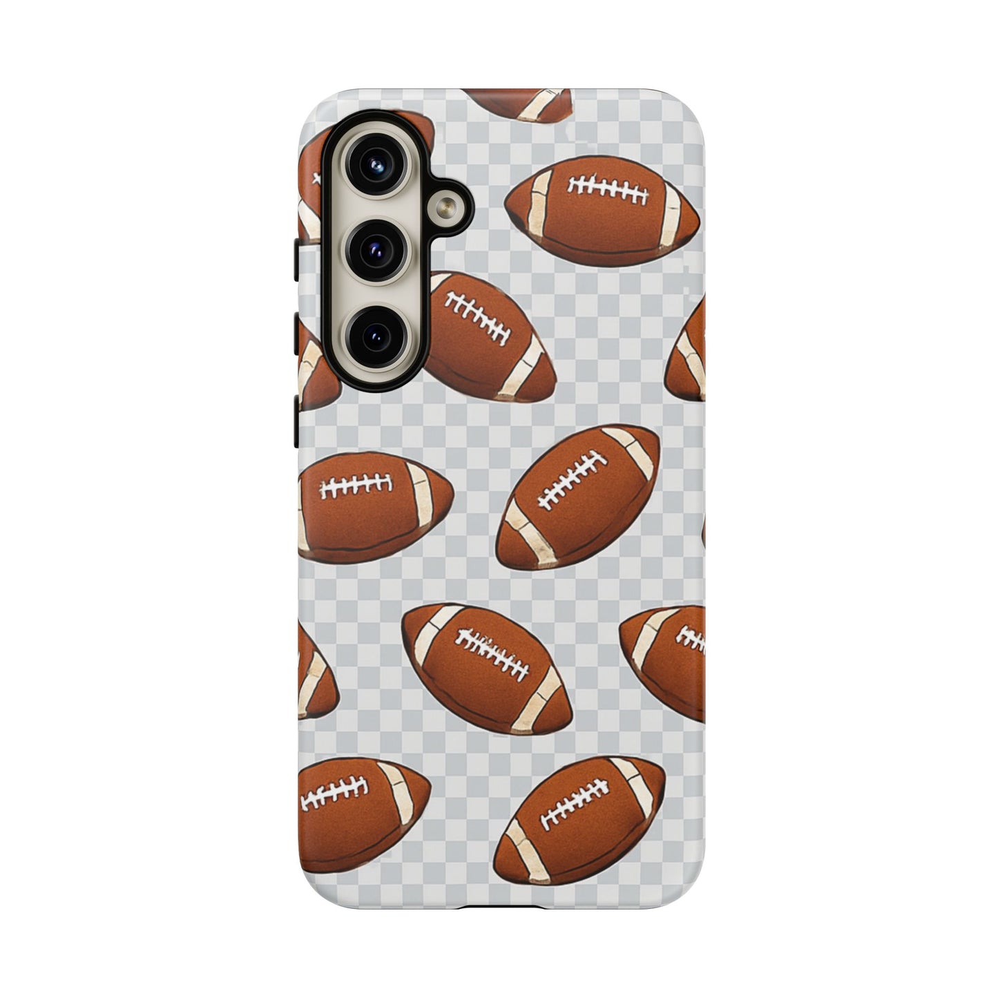 Football Phone Case, Tough Cases for Sports Fans, Unique Gift for Football Lovers, Protective Decor, Athletic Accessories