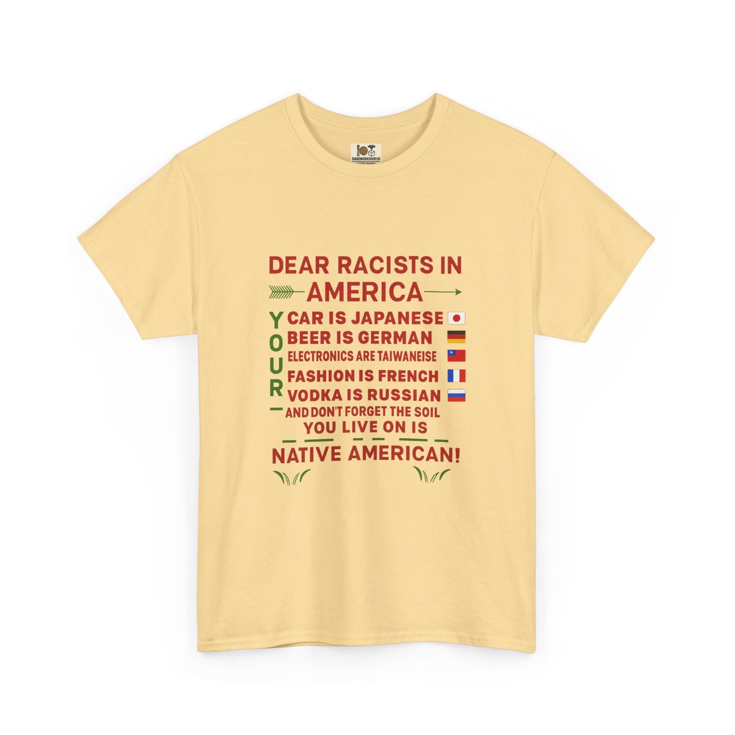 Cultural Awareness Tee, Unisex Heavy Cotton Tee, Anti-Racist Shirt, Social Justice Clothing, Statement T-Shirt, Gift for Activists