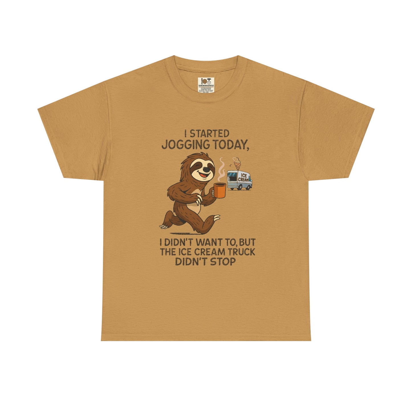 Funny Sloth Jogging T-Shirt | Gift for Exercise Lovers, Animal Humor Tee, Cute Sloth Apparel, Birthday Gift, Casual Wear