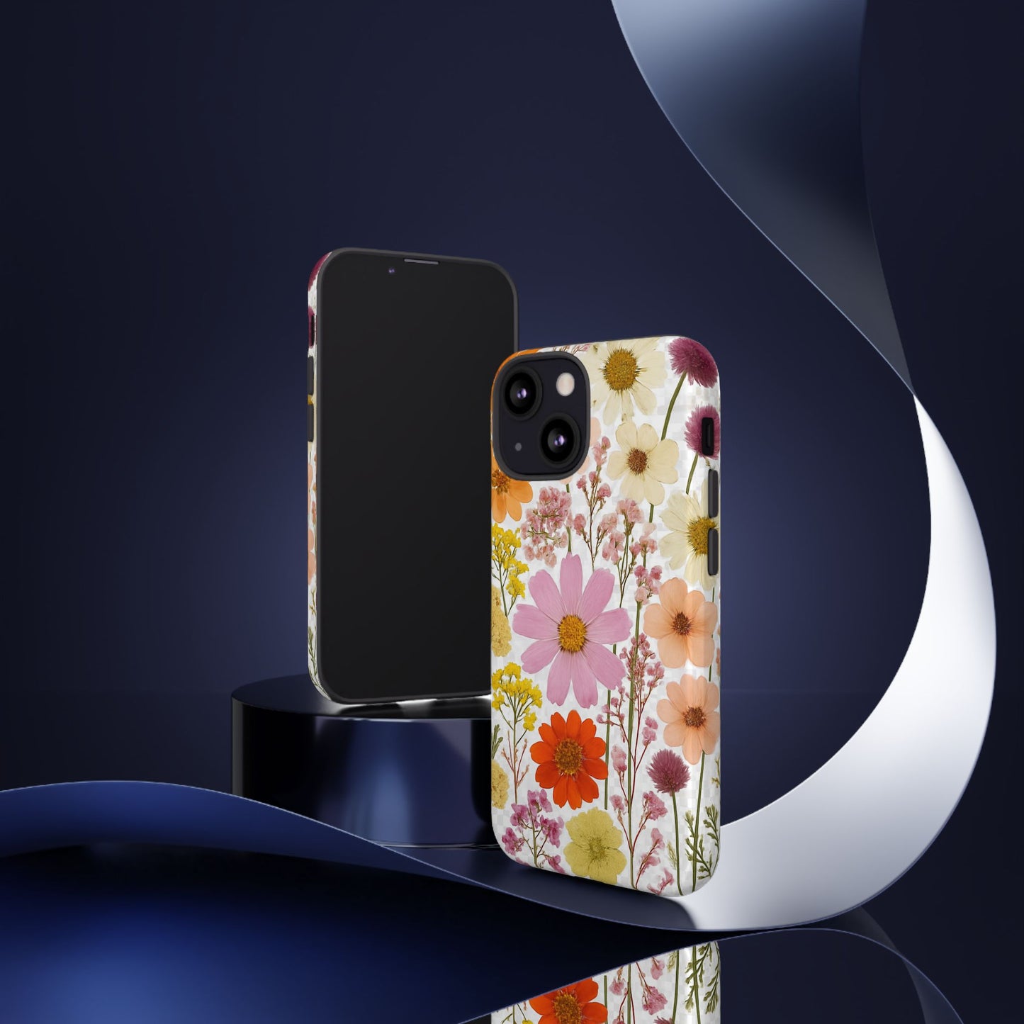 Floral Phone Case - Tough Cases, Stylish Protective Cover, Flower Design, Trendy Gift, Nature Lover Accessory, DRIED FLOWERS