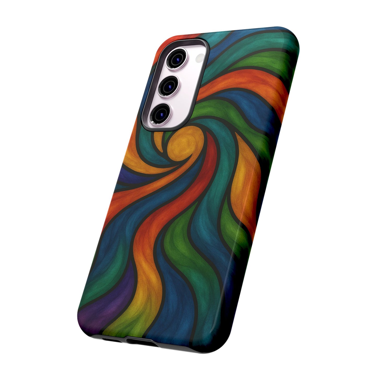 Colorful Swirl Phone Case | Tough Cases, Vibrant Design, Gift for Art Lovers, Funky Case, Unique Phone Accessories
