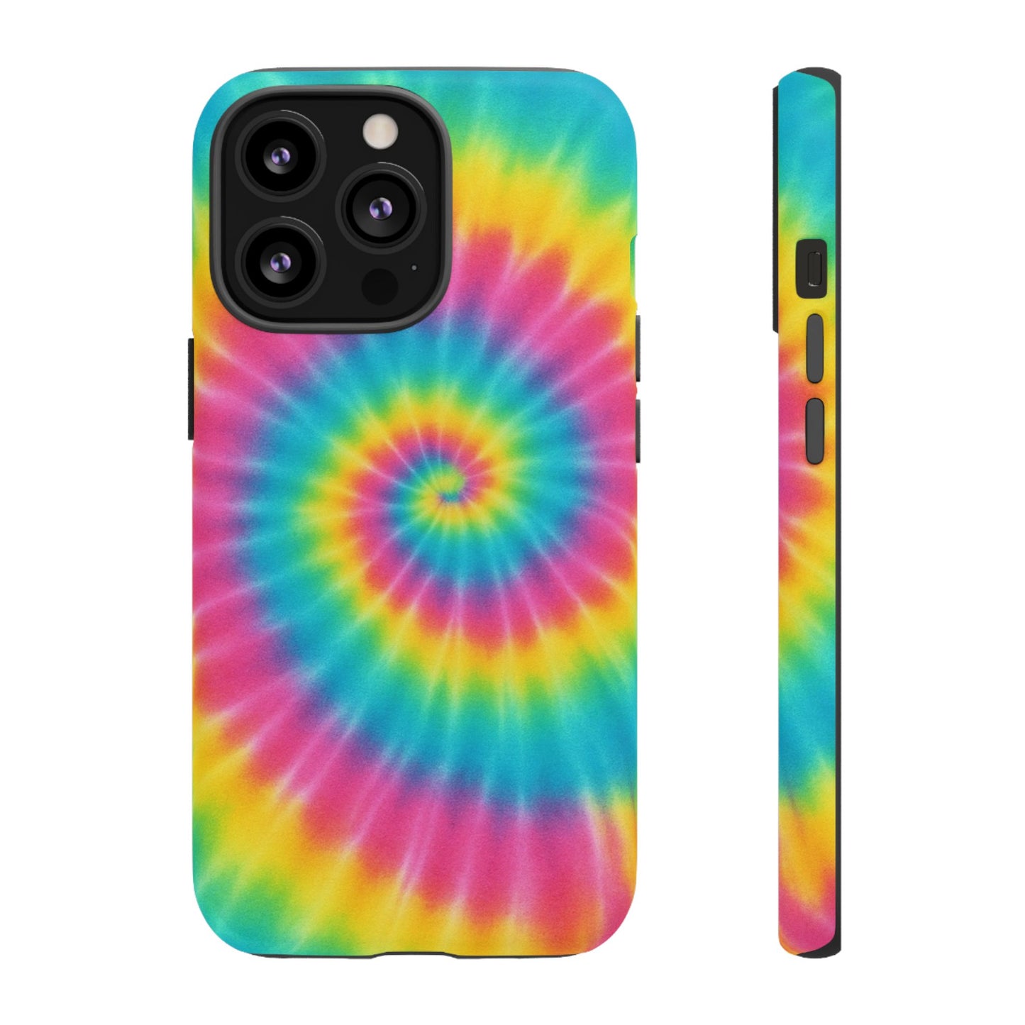 Colorful Tie-Dye Phone Case, Vibrant Phone Cover, Boho Style Accessory, Gift for Teens, Trendy Phone Accessories