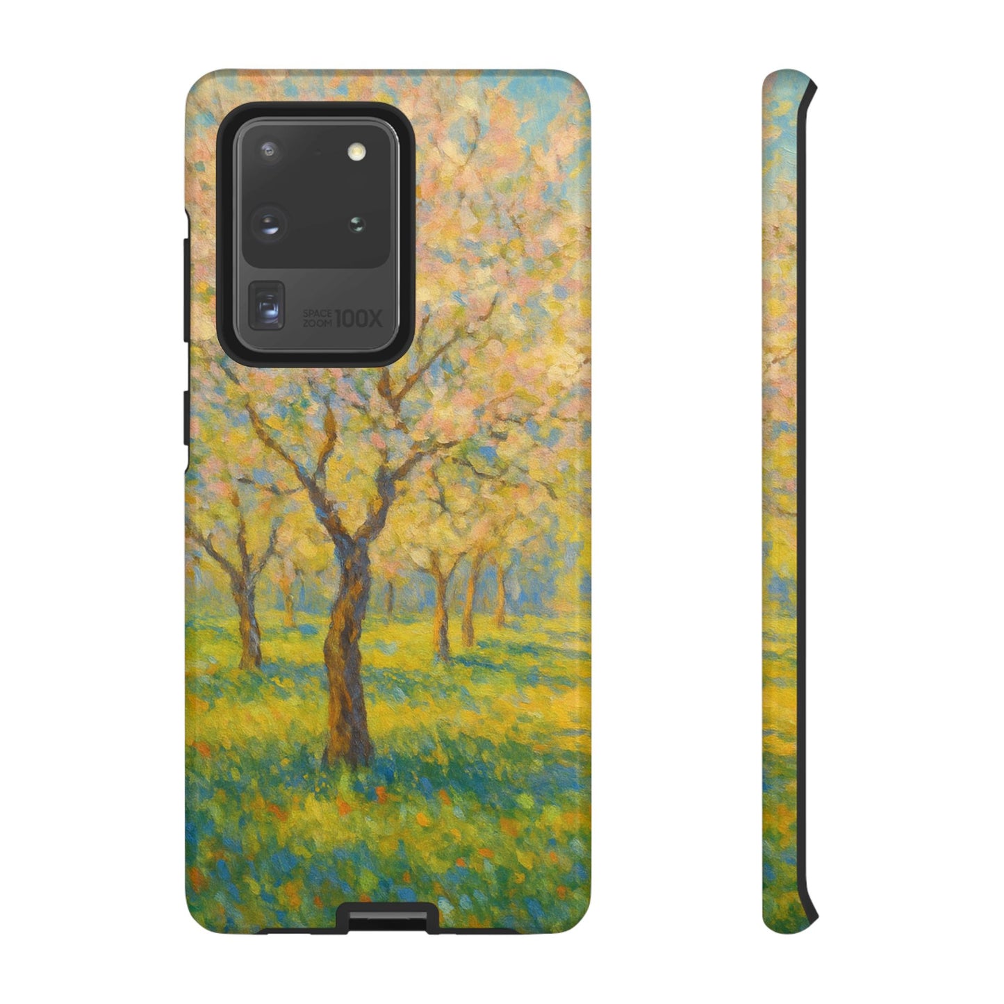 Artistic Phone Case, Tough Phone Case, Flower Tree Case, Spring Decor, Unique Phone Cover, Nature Lover Gift