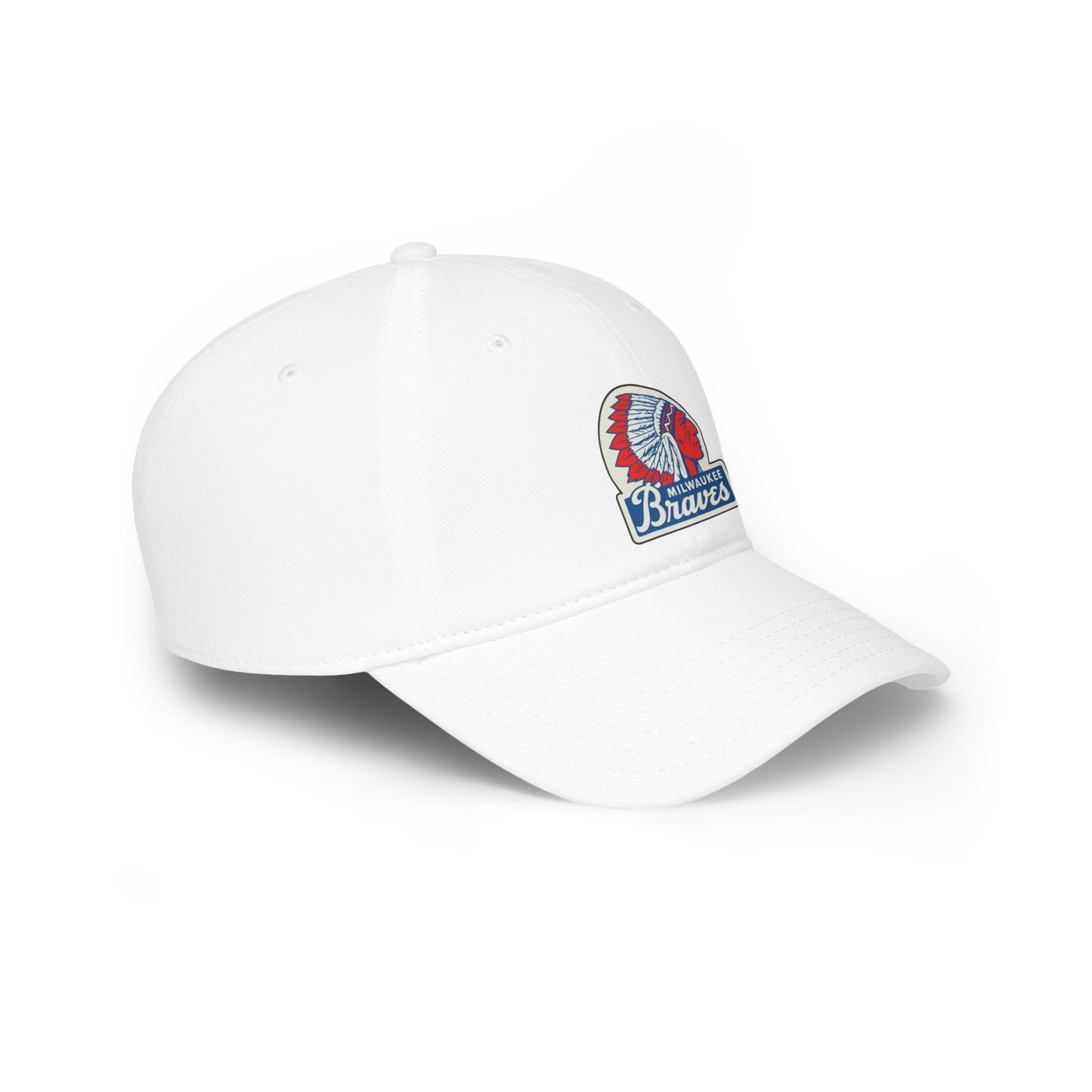 Vintage Milwaukee Braves Baseball Cap, Low Profile Hat, Sports Fan Gift, Casual Wear, Team Apparel, Red Cap