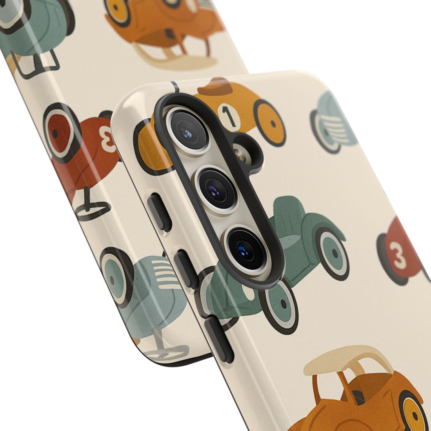 Vintage Car Phone Case, Tough Cases, Kids Gift, Car Lover Accessory, Retro Style, Phone Protection, Unique Design, pedal cars