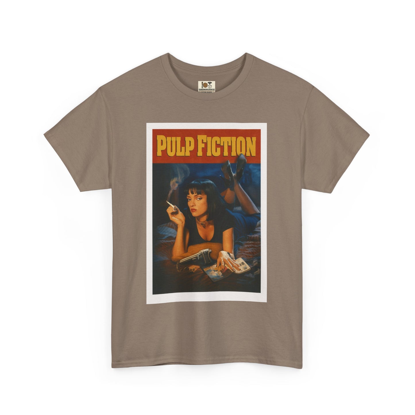 Pulp Fiction Vintage-Style Tee, Retro Movie Shirt, Unisex Cotton Tee, 90s Nostalgia Top, Fan Gift, Movie Lover Apparel