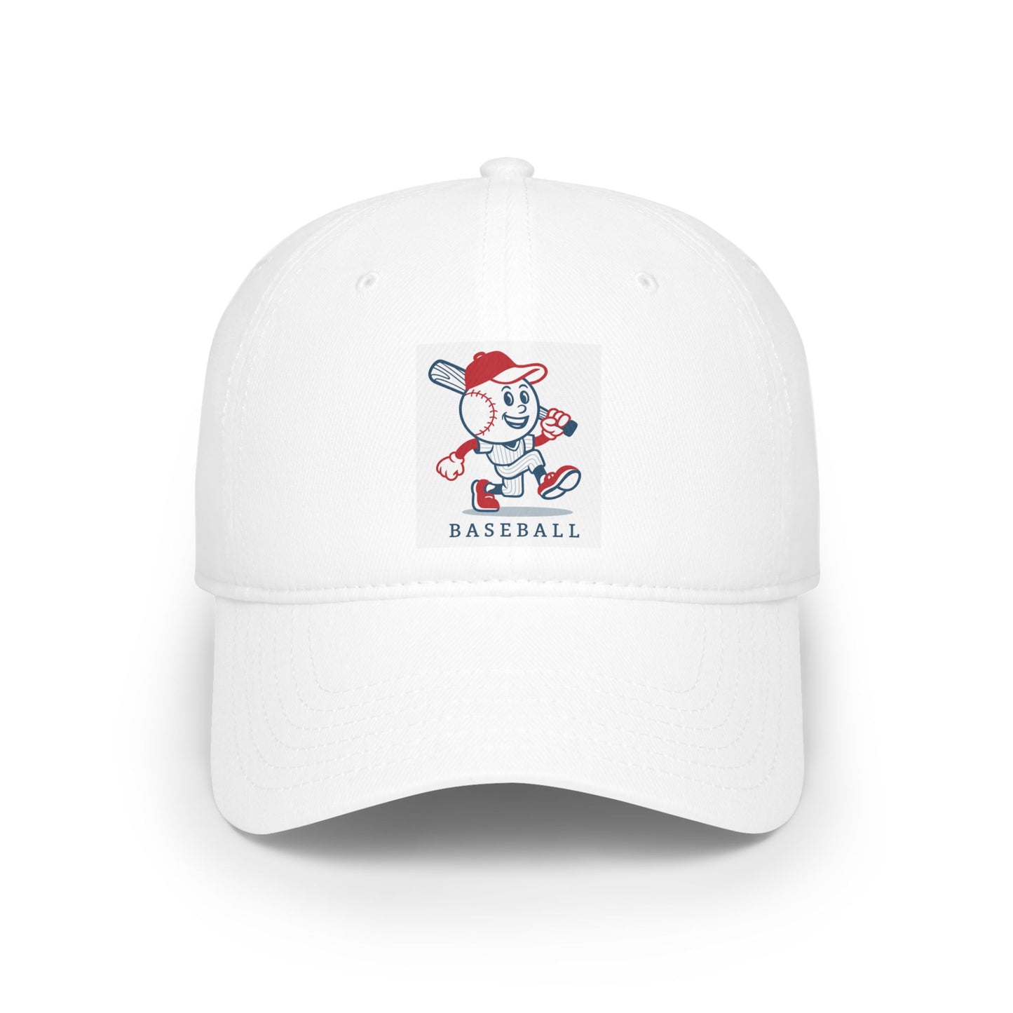 Cute Baseball Cap for Sports Lovers, Adjustable Hat, Gift for Baseball Fans, Outdoor Activities, Fun Accessory for Summer