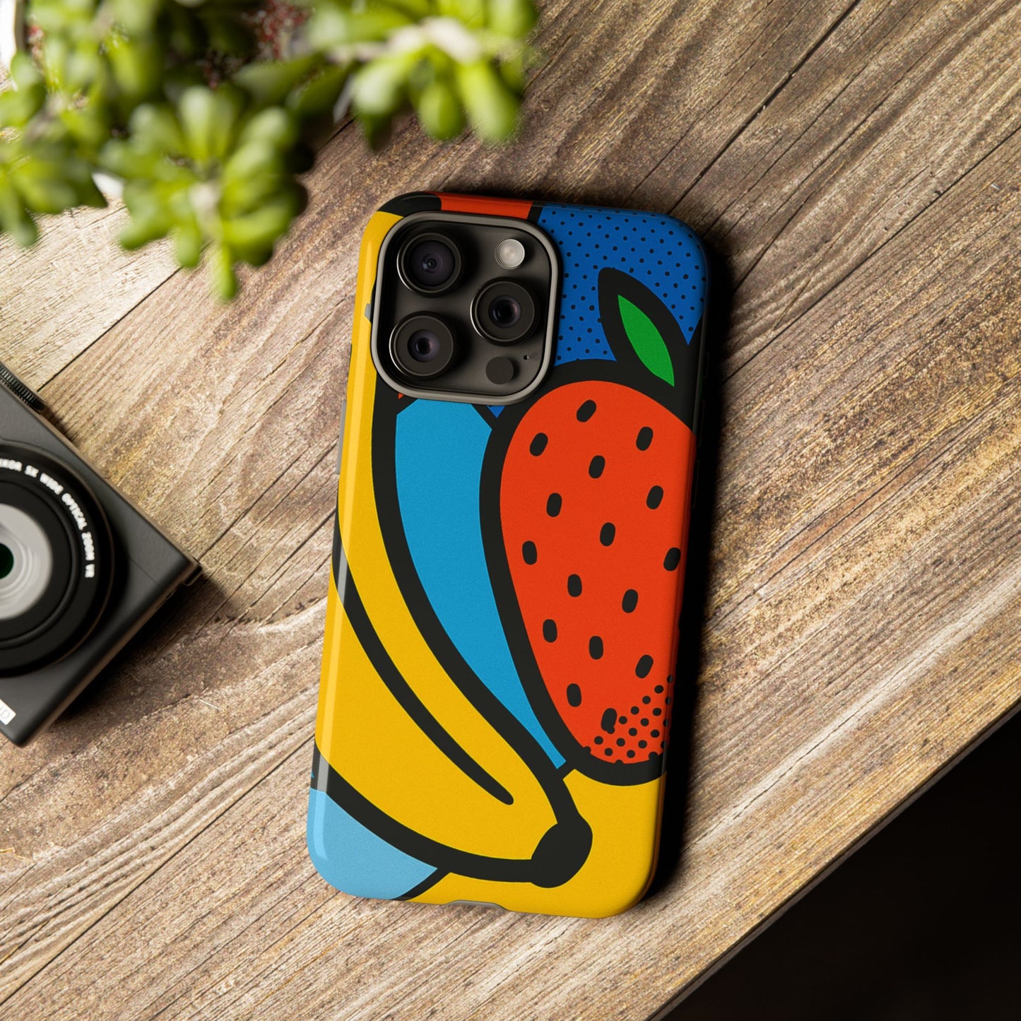 Colorful Fruit Phone Case - Tough Cases - Fun, Vibrant, Unique, Gifts for Friends, Summer Accessories, Trendy Phone Protector