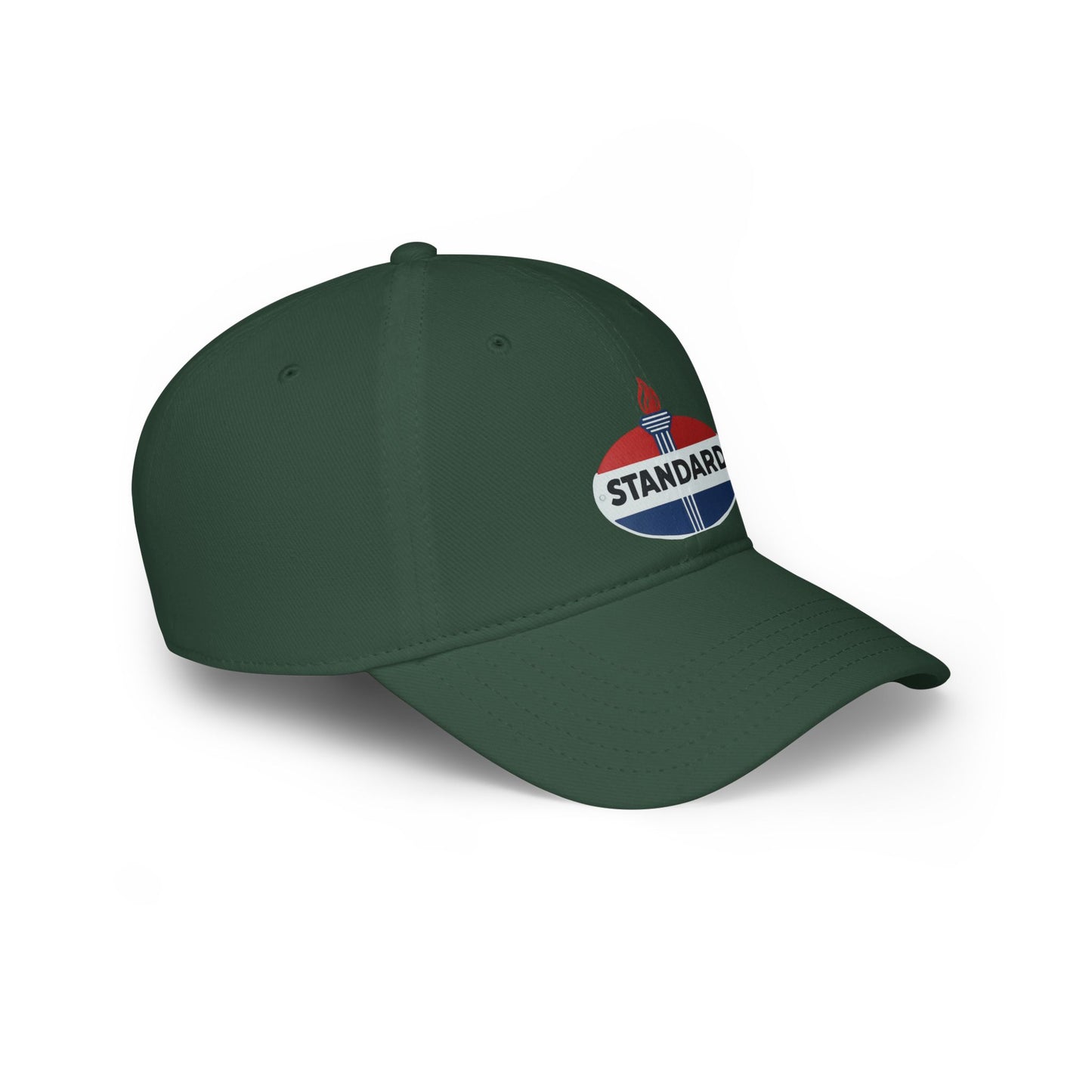 Vintage Style Low Profile Baseball Cap with Standard Logo, Perfect for Casual Outings, Cap Gift, Summer Hat, Outdoor Activities