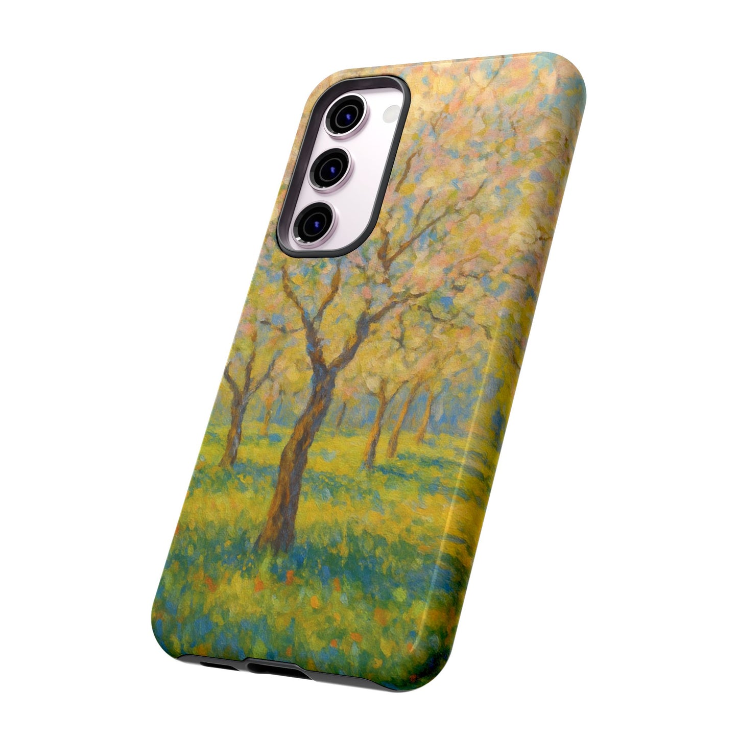 Artistic Phone Case, Tough Phone Case, Flower Tree Case, Spring Decor, Unique Phone Cover, Nature Lover Gift