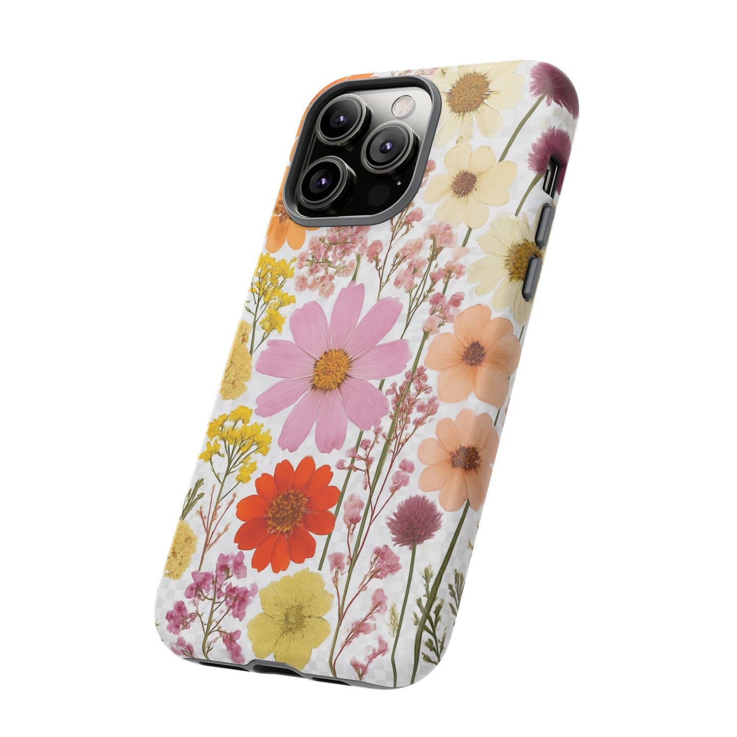 Floral Phone Case - Tough Cases, Stylish Protective Cover, Flower Design, Trendy Gift, Nature Lover Accessory, DRIED FLOWERS