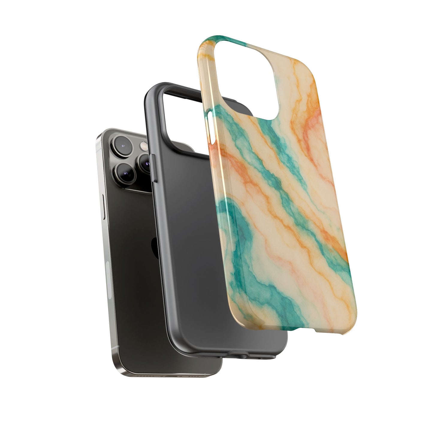 Stylish Phone Case - Tough Cases with Abstract Marble Design, Trendy Accessory, Gift for Her, Protective Case, Unique Phone Cover