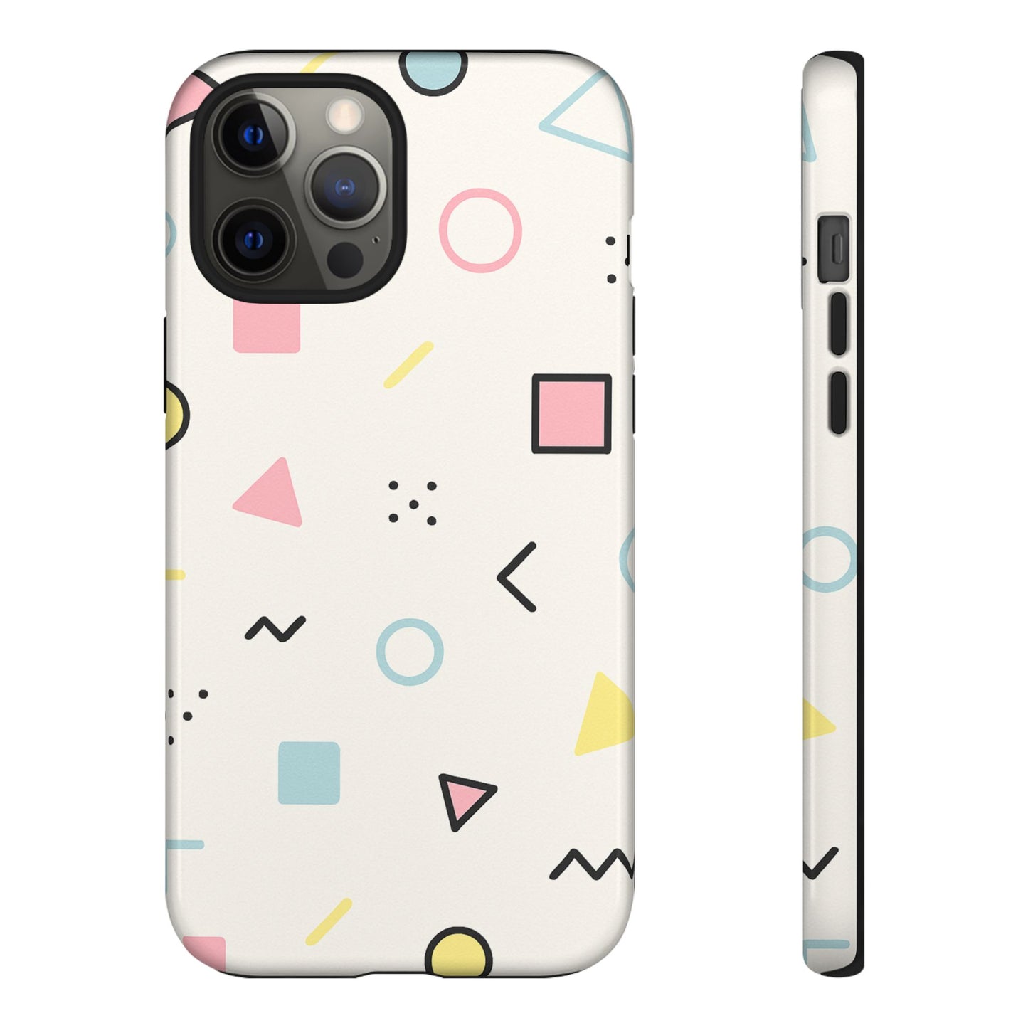 Geometric Phone Case - Stylish Tough Cases for Trendsetters, Unique Phone Covers, Modern Accessories, Gift Ideas for Her
