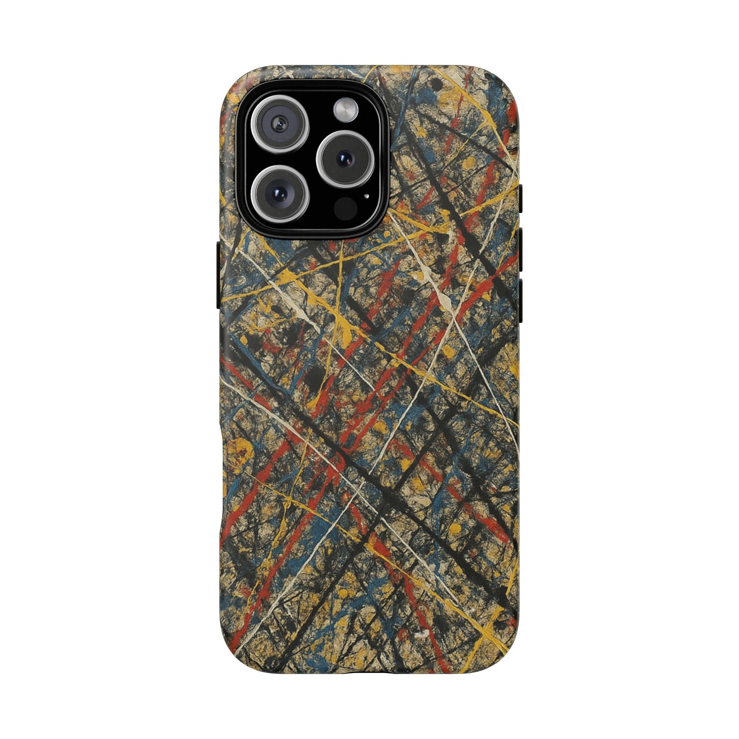 Tough Cases Phone Case - Bold Abstract Design, Stylish Mobile Cover, Unique Gift for Him/Her, Durable Accessory, Trendy Protection