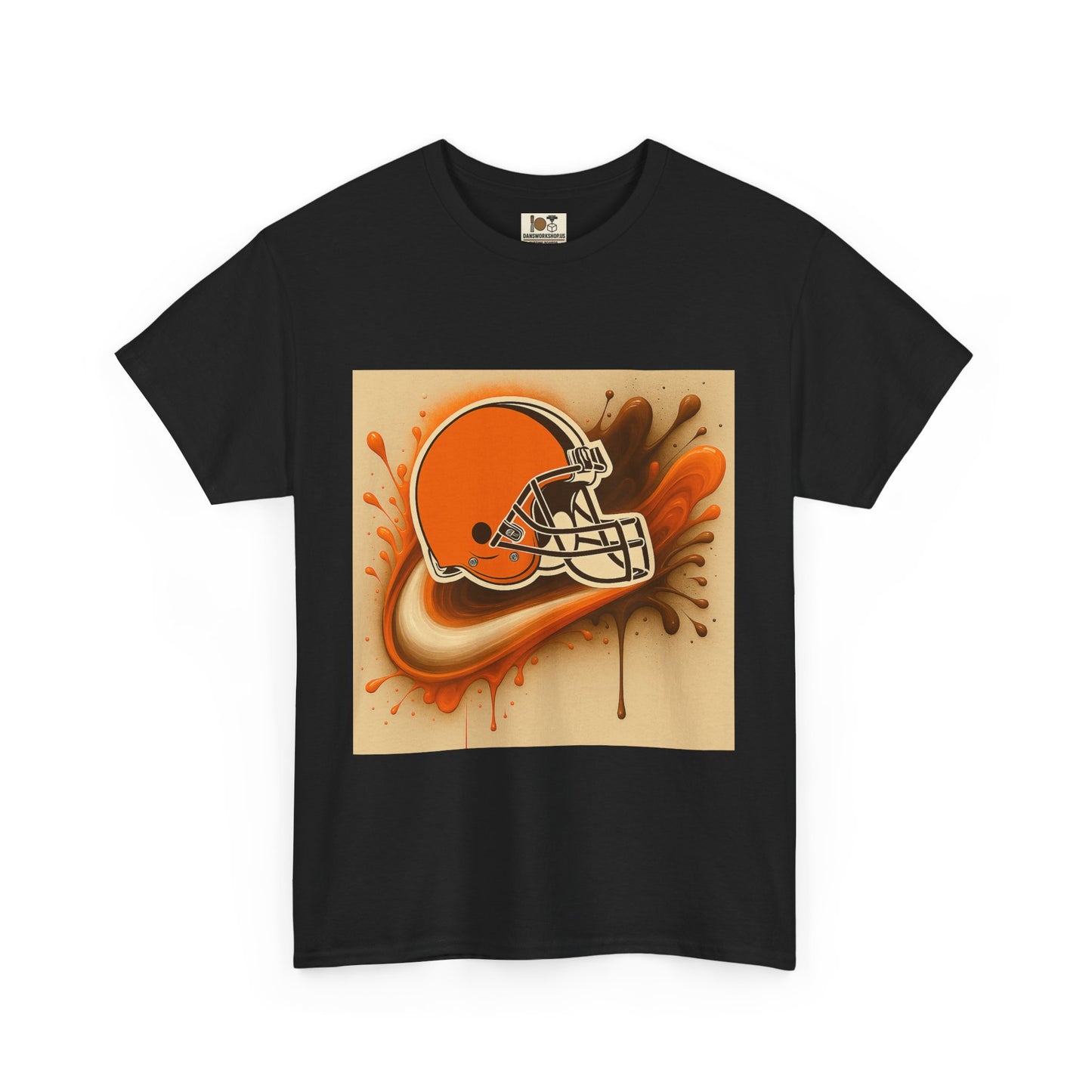 Cleveland Browns Fan Tee, Unisex Heavy Cotton Shirt, Game Day Apparel, Sports T-Shirt, NFL Team Gear, Casual Comfort Wear