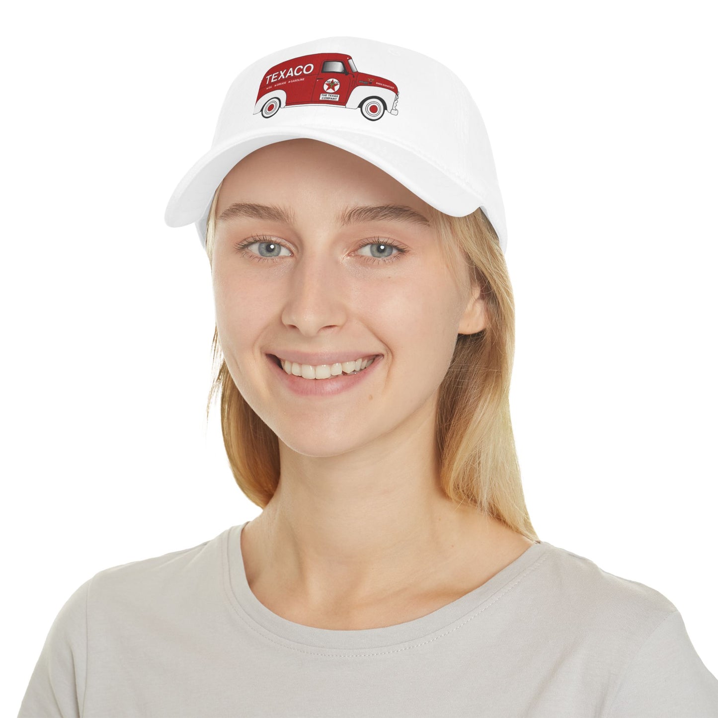 Vintage Texaco Truck Low Profile Baseball Cap, Relaxed Fit Hat, Outdoor Cap, Gift for Car Lovers, Vintage Style Headwear