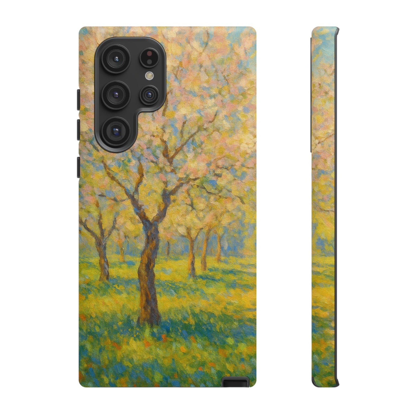 Artistic Phone Case, Tough Phone Case, Flower Tree Case, Spring Decor, Unique Phone Cover, Nature Lover Gift