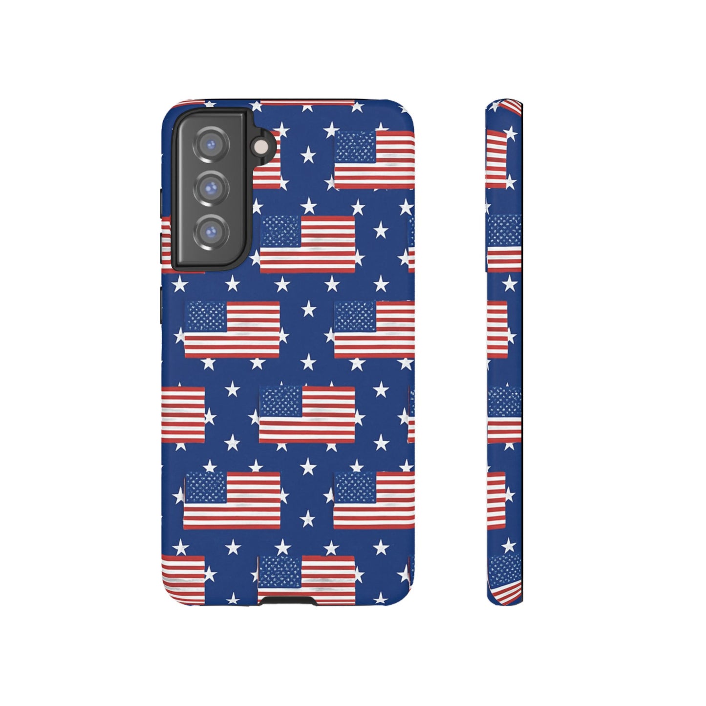 Patriotic Phone Case, Independence Day Accessories, American Flag Design, Star-Spangled Cover, Summer BBQ Gift