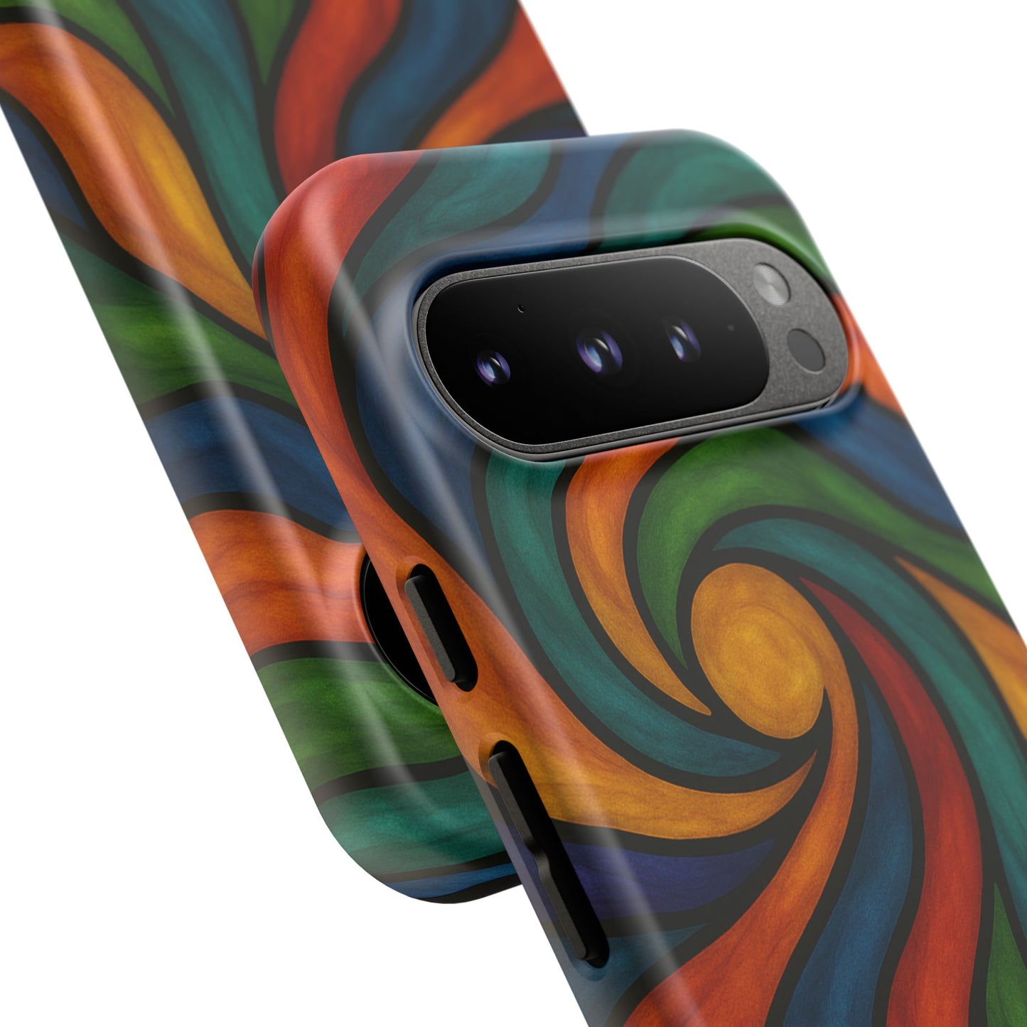 Colorful Swirl Phone Case | Tough Cases, Vibrant Design, Gift for Art Lovers, Funky Case, Unique Phone Accessories