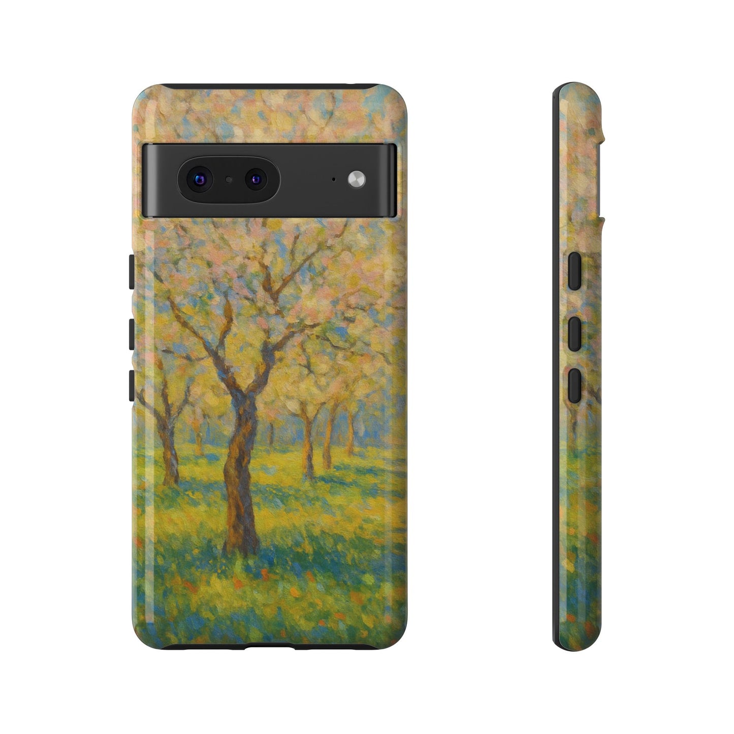 Artistic Phone Case, Tough Phone Case, Flower Tree Case, Spring Decor, Unique Phone Cover, Nature Lover Gift