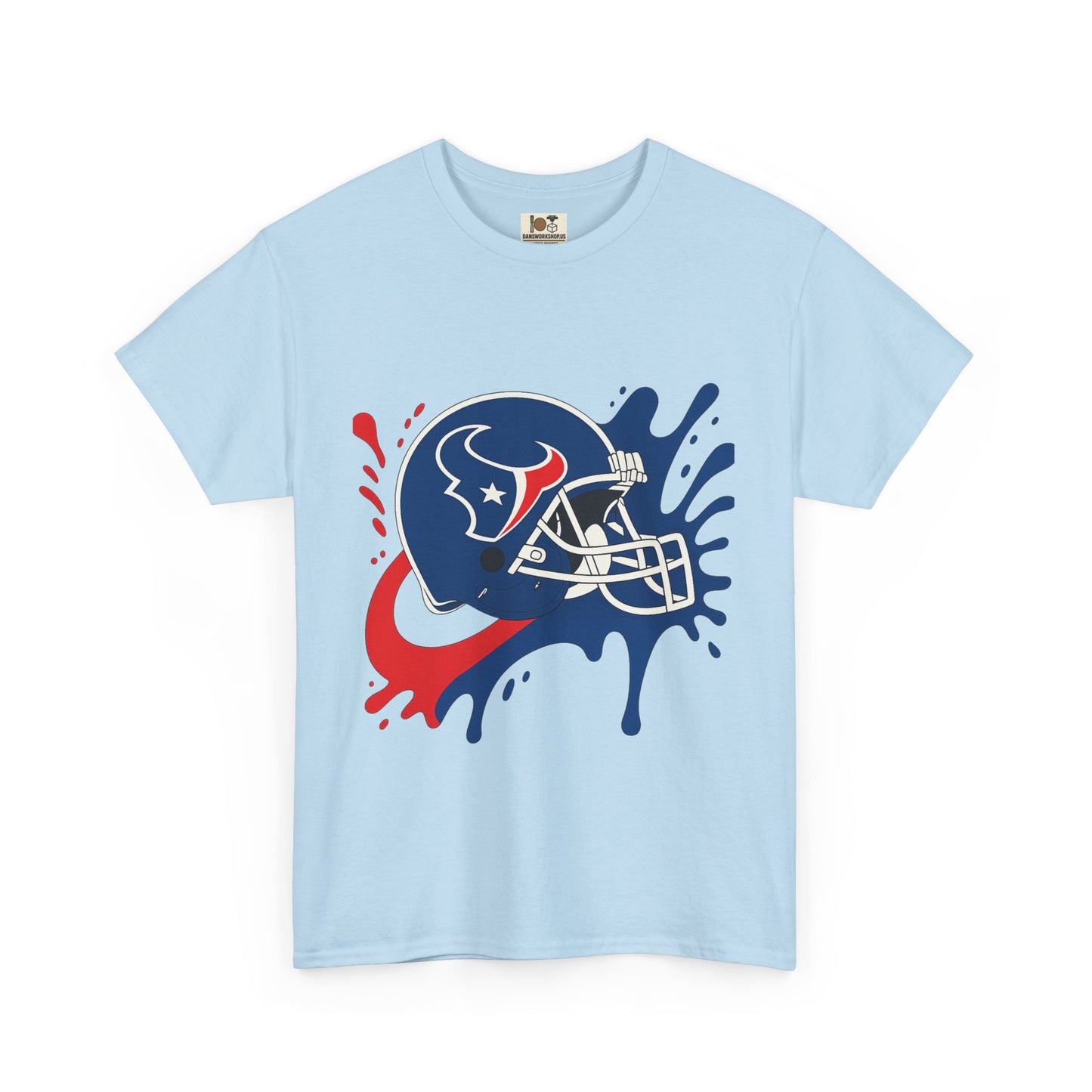 Football Splash Art Tee, Unisex Sports Shirt, Game Day Casual Wear, Gift for Fans, Holidays, Team Spirit Apparel