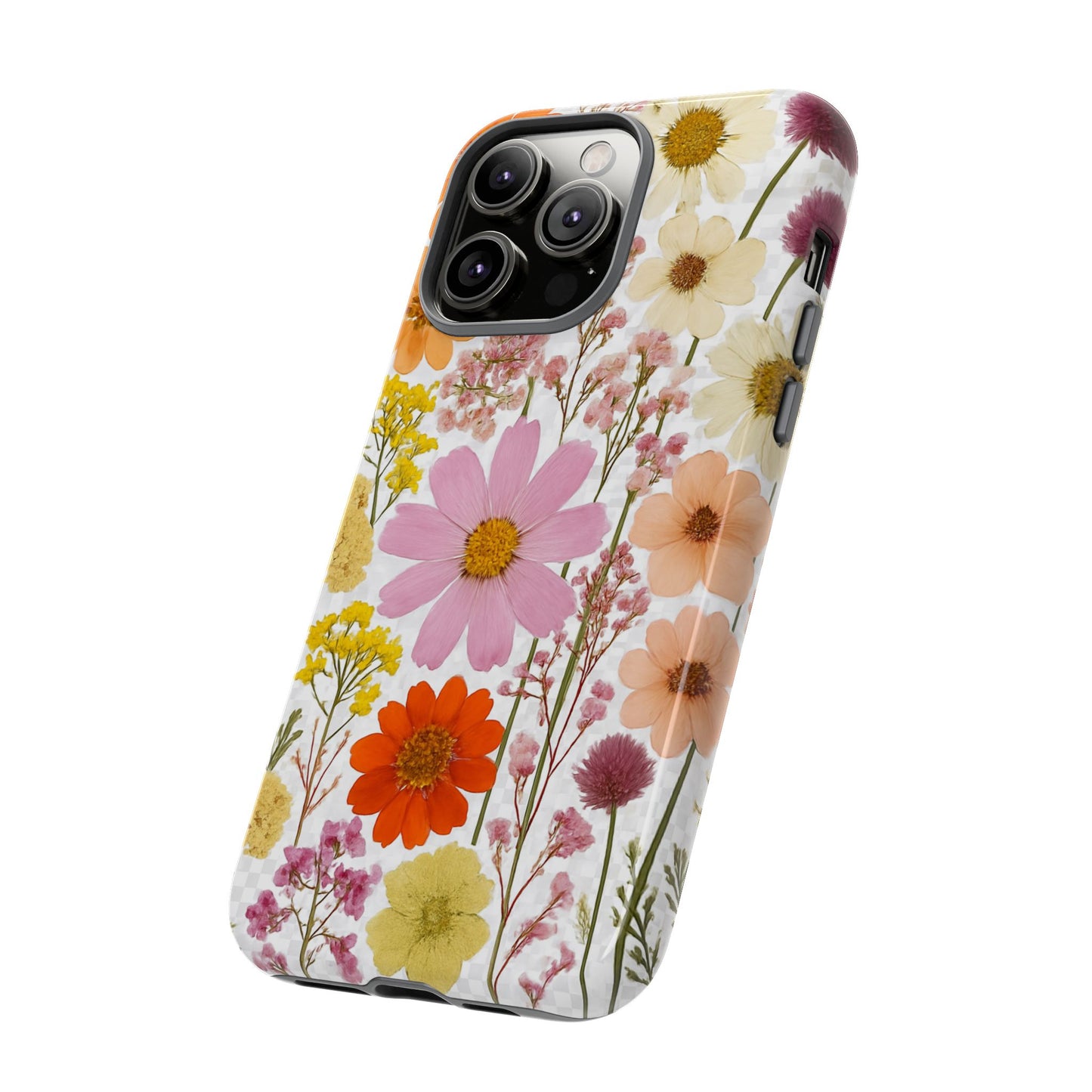 Floral Phone Case - Tough Cases, Stylish Protective Cover, Flower Design, Trendy Gift, Nature Lover Accessory, DRIED FLOWERS