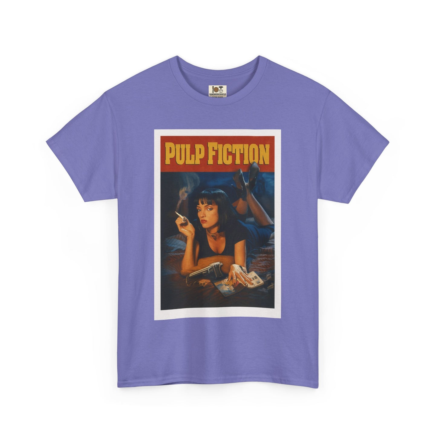 Pulp Fiction Vintage-Style Tee, Retro Movie Shirt, Unisex Cotton Tee, 90s Nostalgia Top, Fan Gift, Movie Lover Apparel