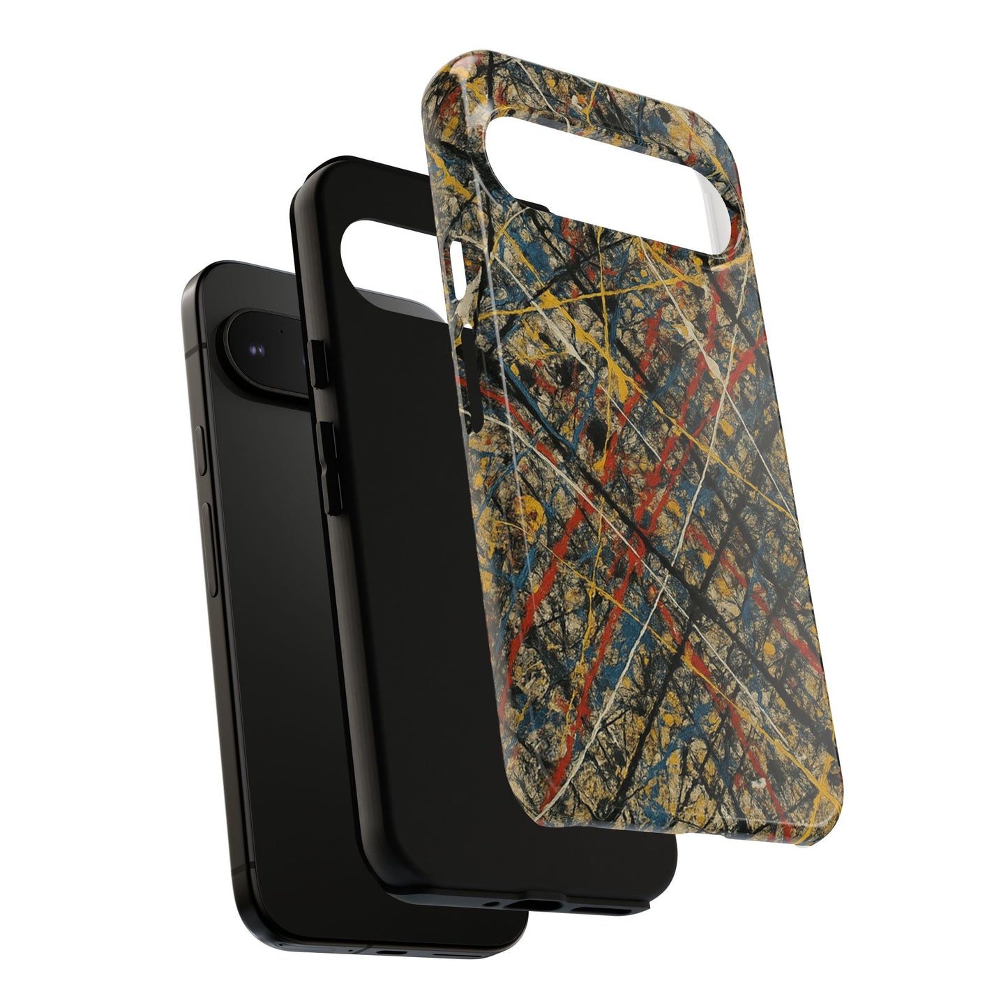 Tough Cases Phone Case - Bold Abstract Design, Stylish Mobile Cover, Unique Gift for Him/Her, Durable Accessory, Trendy Protection