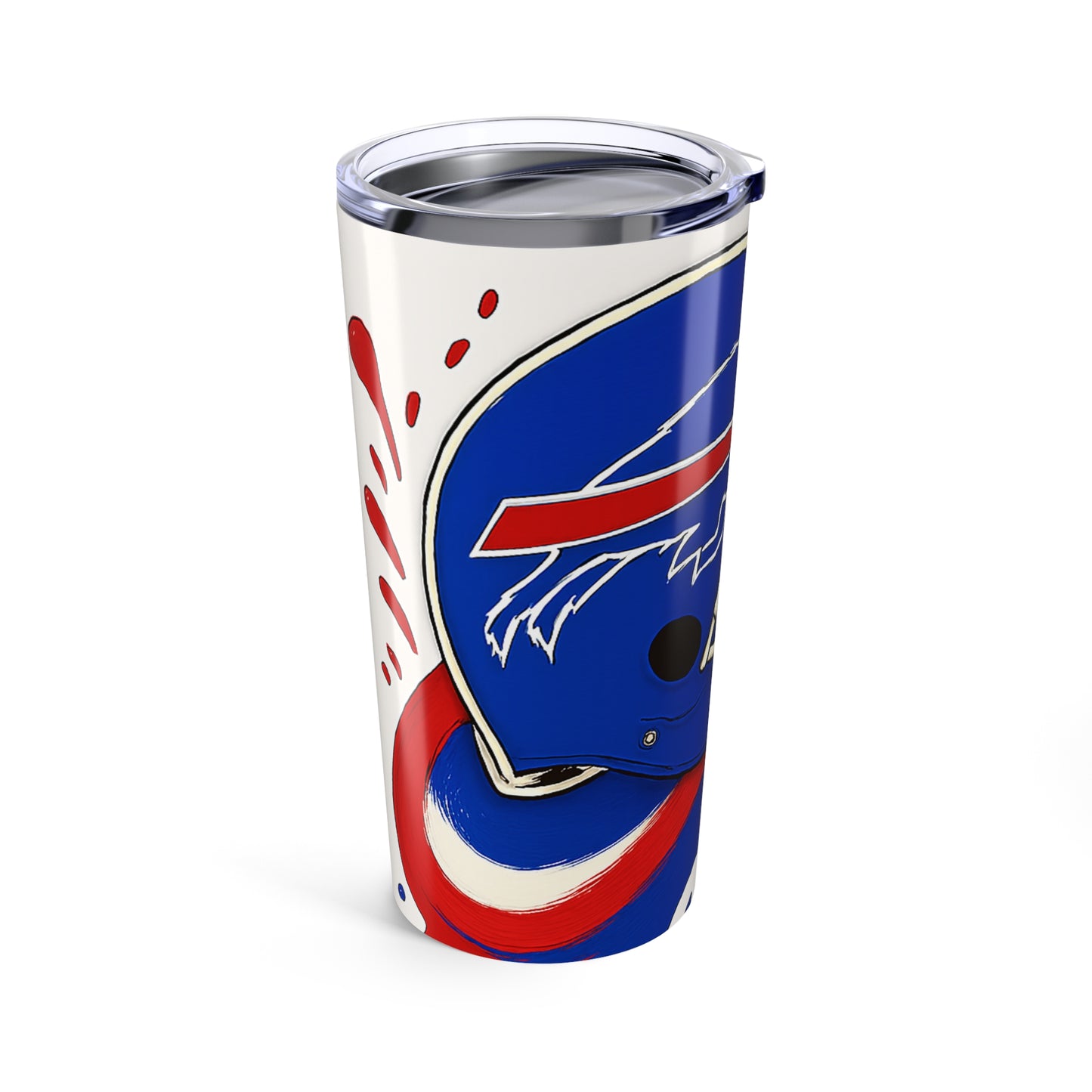 Buffalo Bills 20oz Tumbler - Personalized Travel Mug, Sports Fan Gift, Team Spirit Cup, Tailgating Drinkware, NFL Merchandise